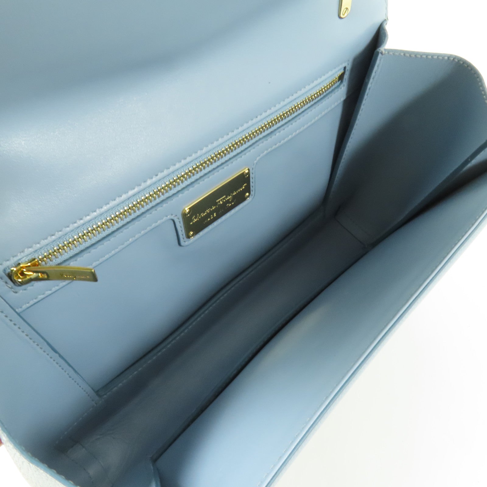 Salvatore Ferragamo 牛皮皮革Shoulder Bag金扣肩背袋