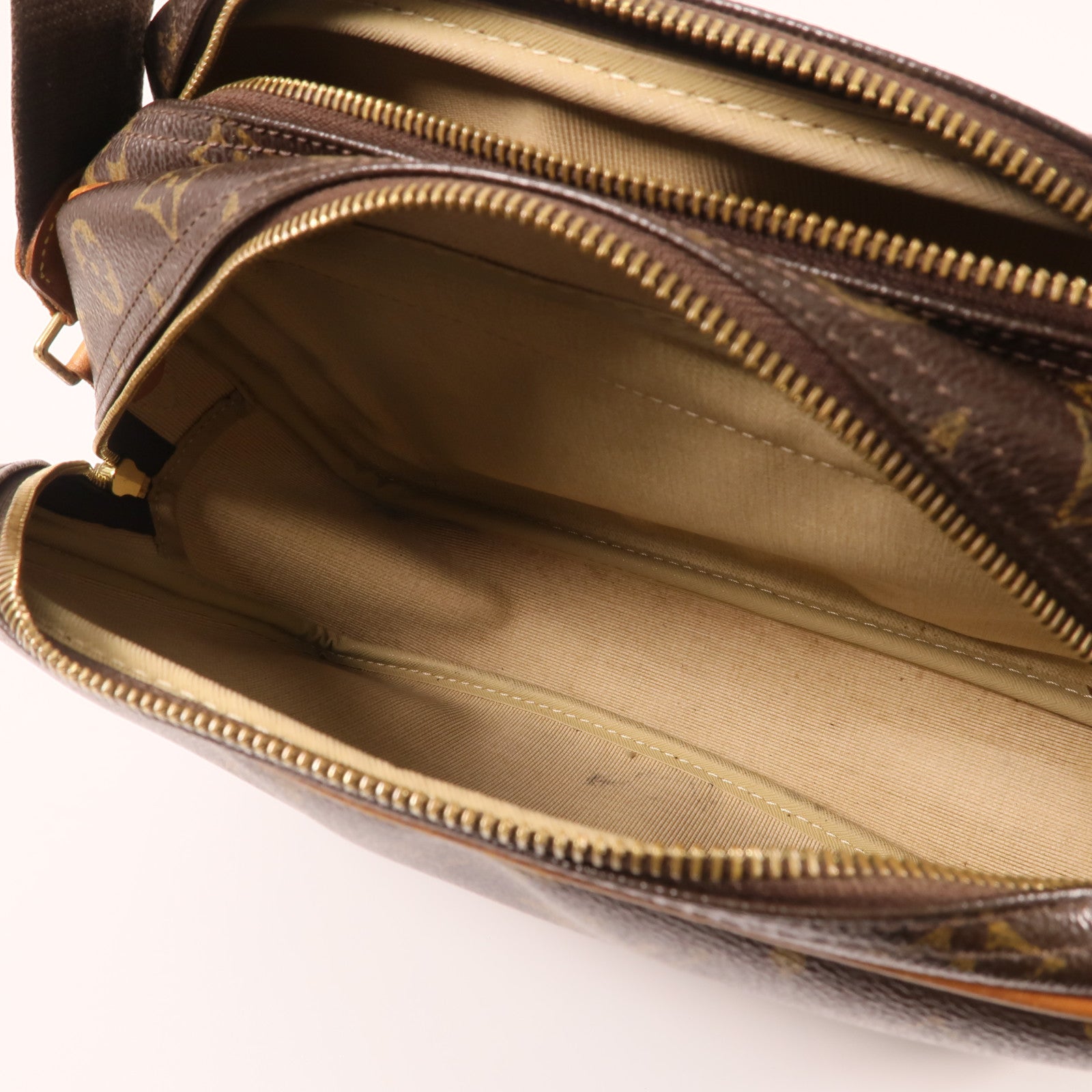 LOUIS VUITTON Monogram Reporter PM金扣肩背袋
