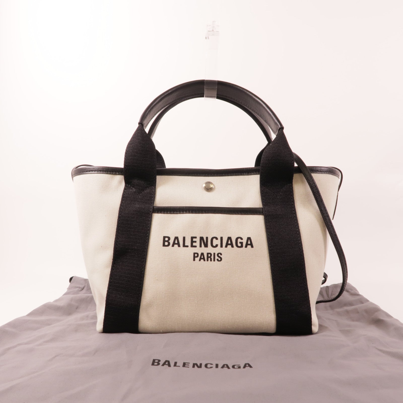 BALENCIAGA 【激減優惠】帆布Biarritz Small Bag手挽肩背兩用袋