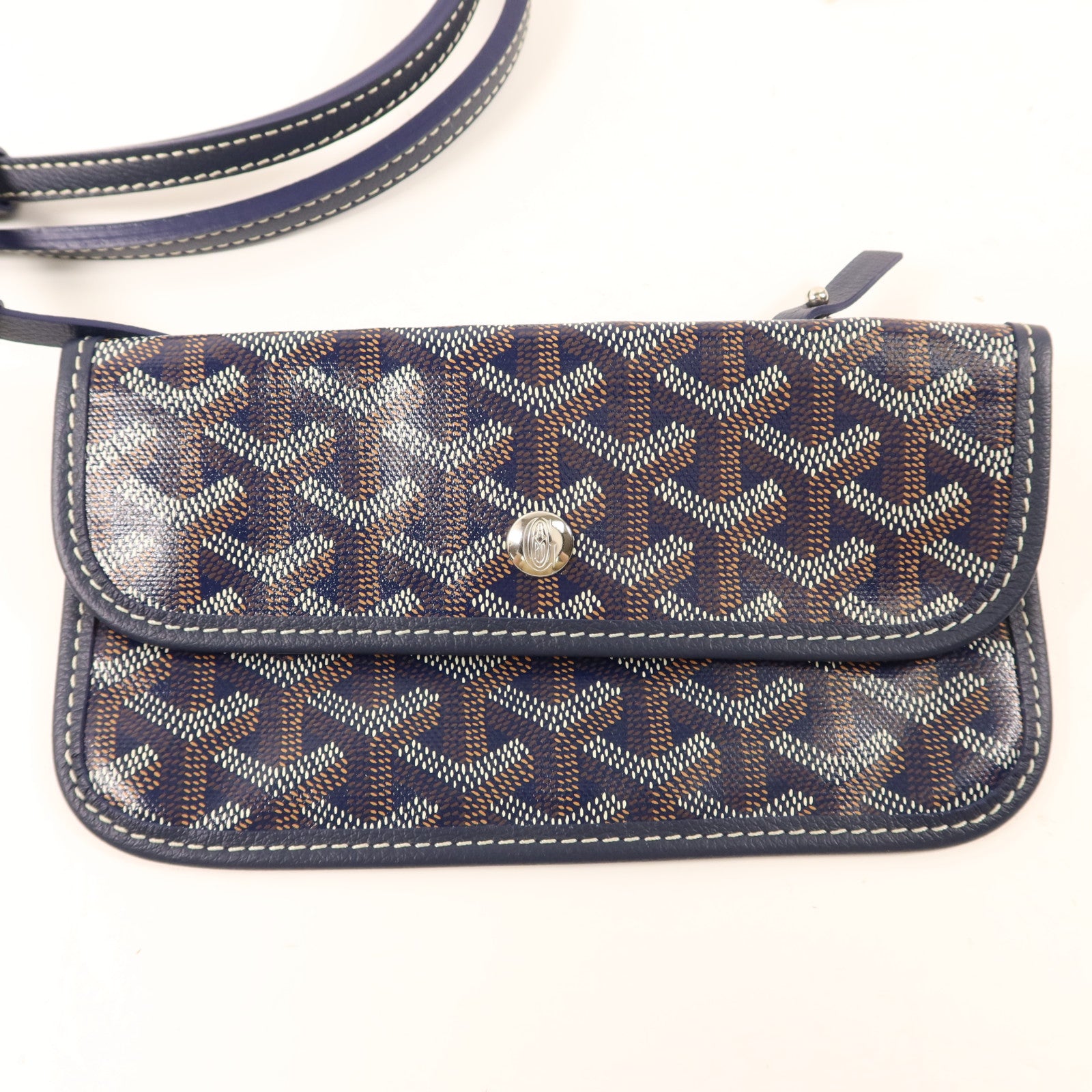 GOYARD 塗層帆布Sac Saint Louis PM銀扣手挽袋