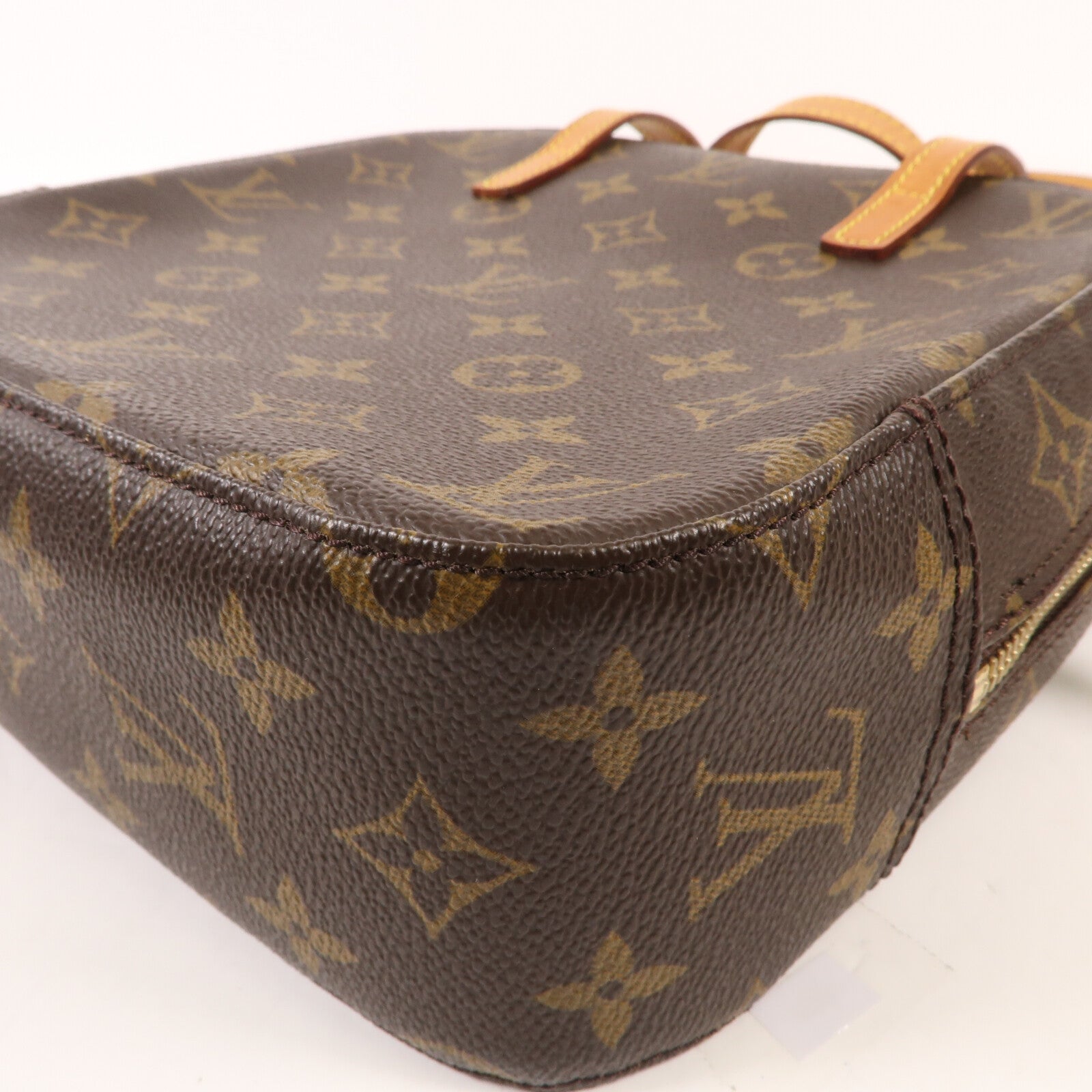 LOUIS VUITTON Monogram Spontini金扣手挽肩背兩用袋棕色