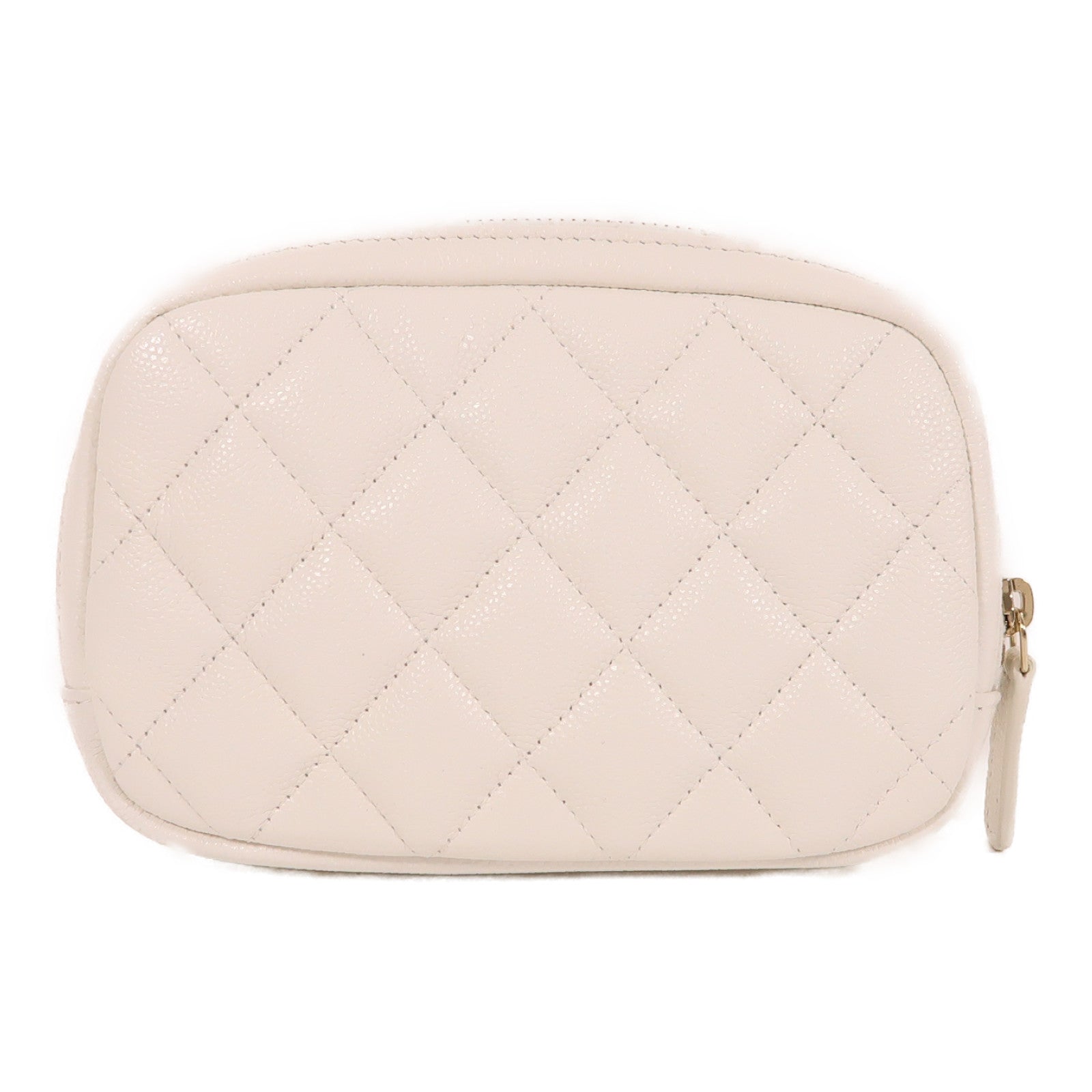 CHANEL 牛皮皮革Cosmetic Pouch金扣手拿包