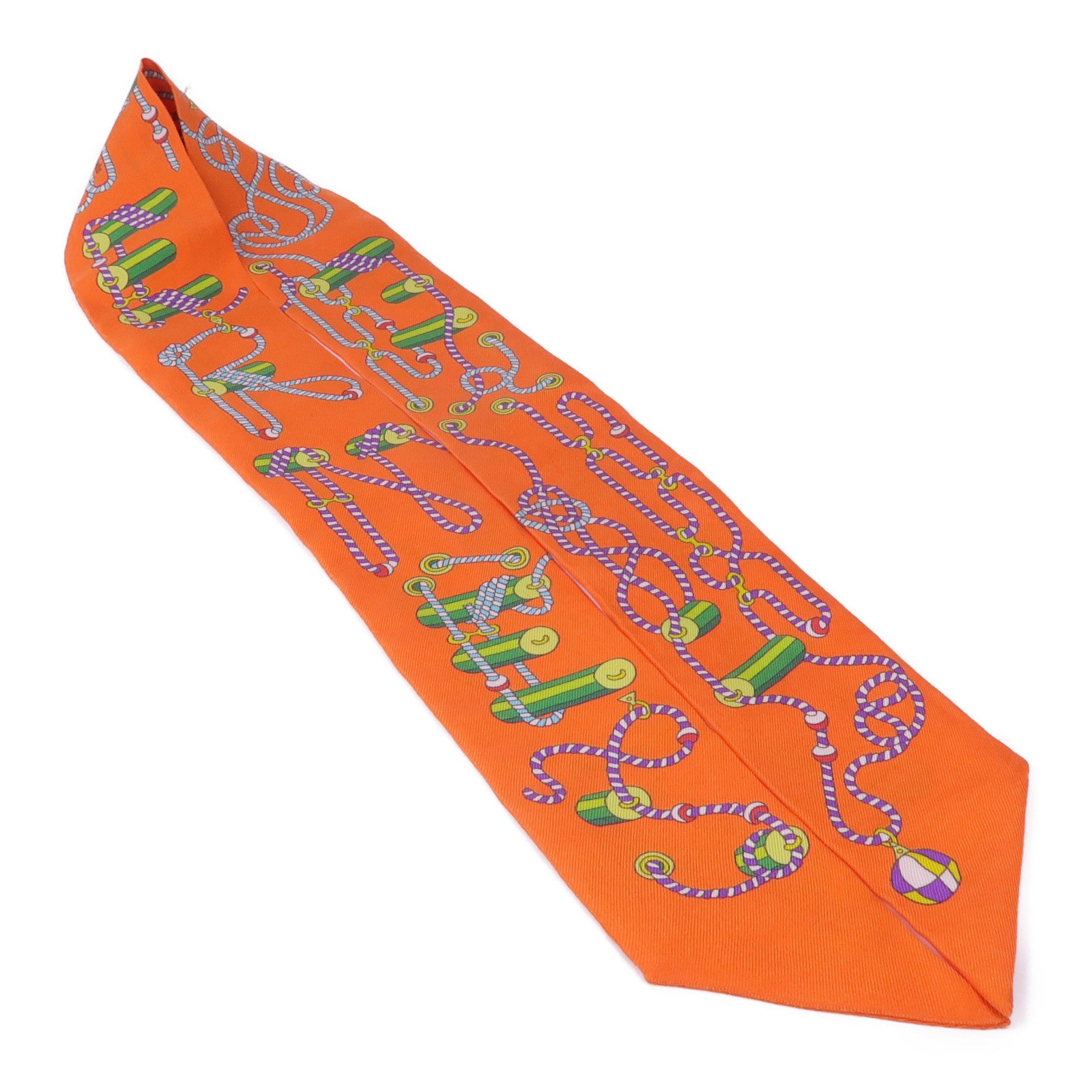 HERMES 絲質Twilly絲巾