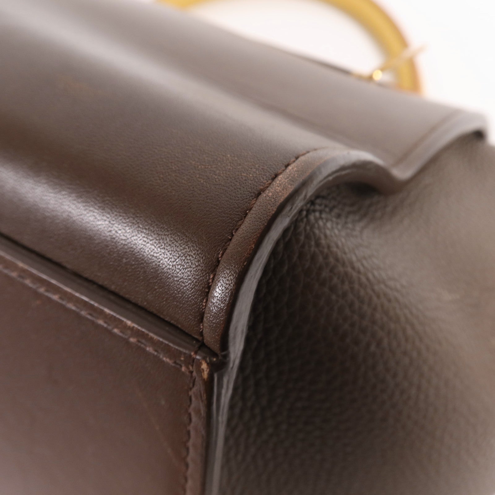 CELINE 牛皮皮革Trapeze Small金扣手挽肩背兩用袋