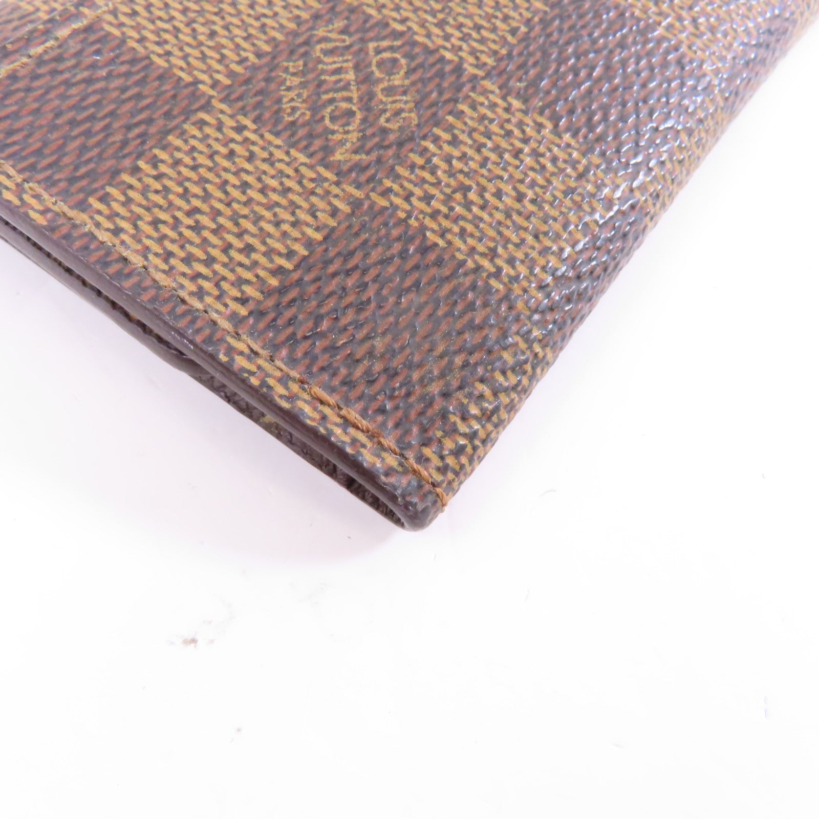 LOUIS VUITTON Damier Multicles 6金扣鎖匙扣棕色