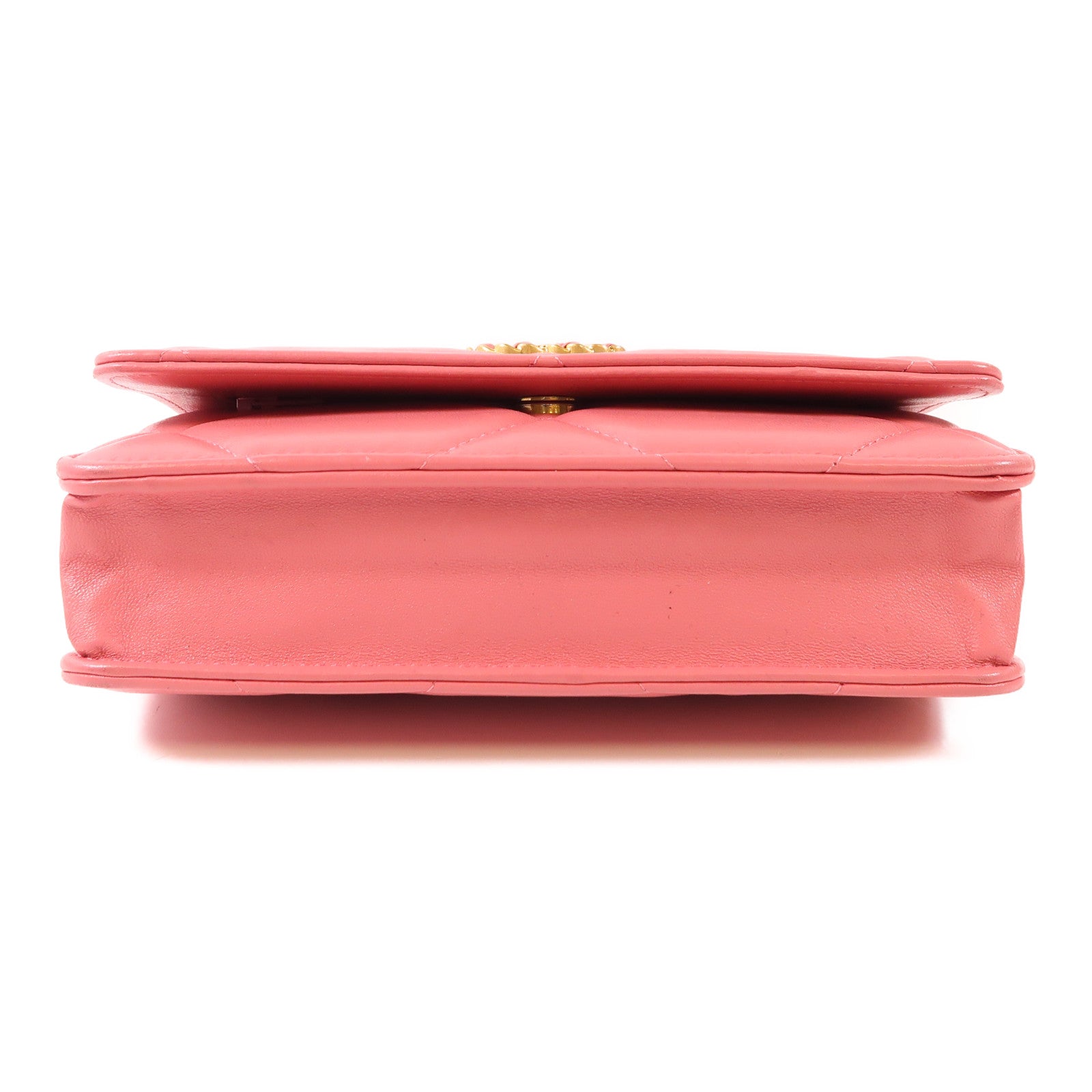 CHANEL 羊皮皮革Wallet On Chain 19鏈帶手挽肩背兩用袋