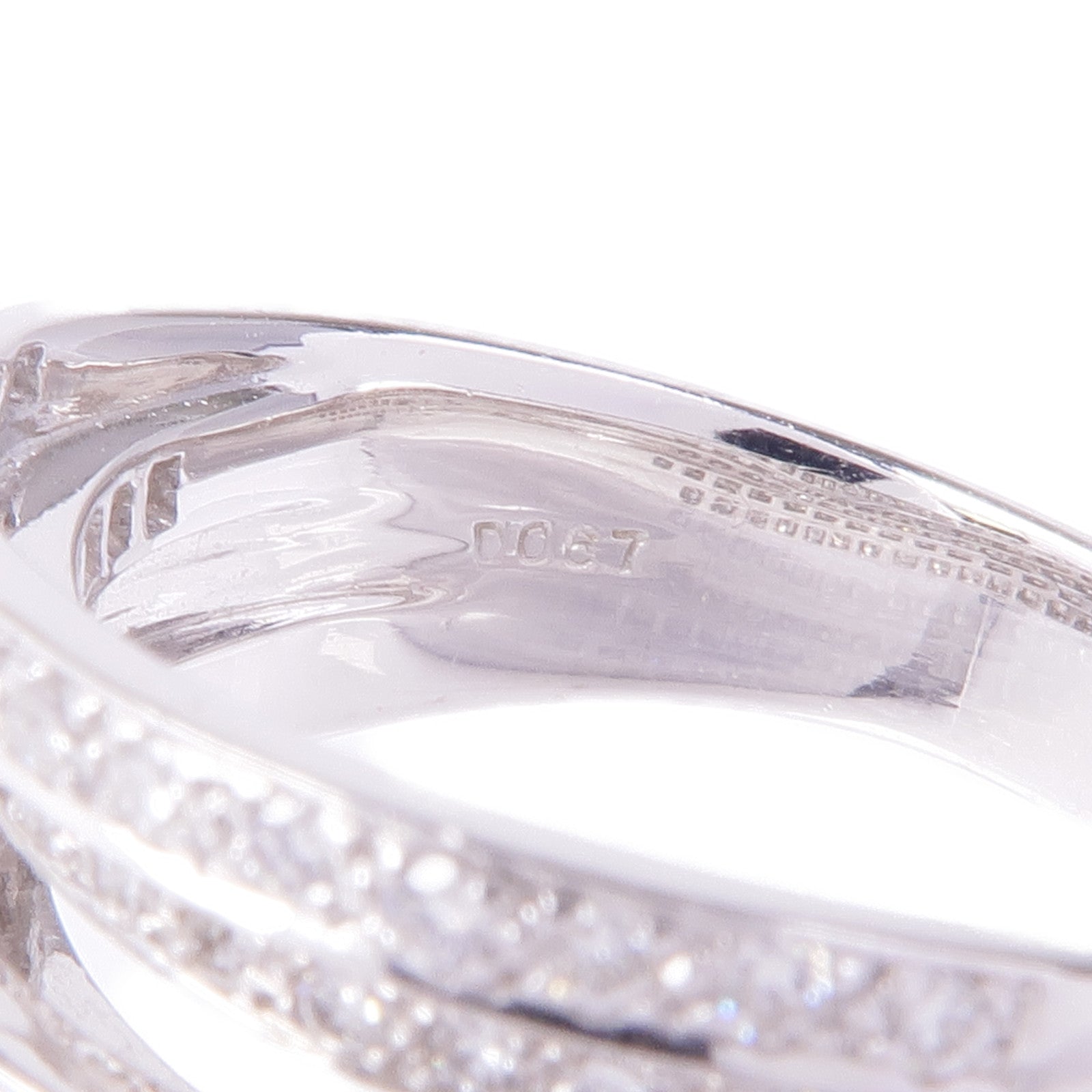 JEWELRY 18K白金Diamond Ring鑽石戒指US#6.75