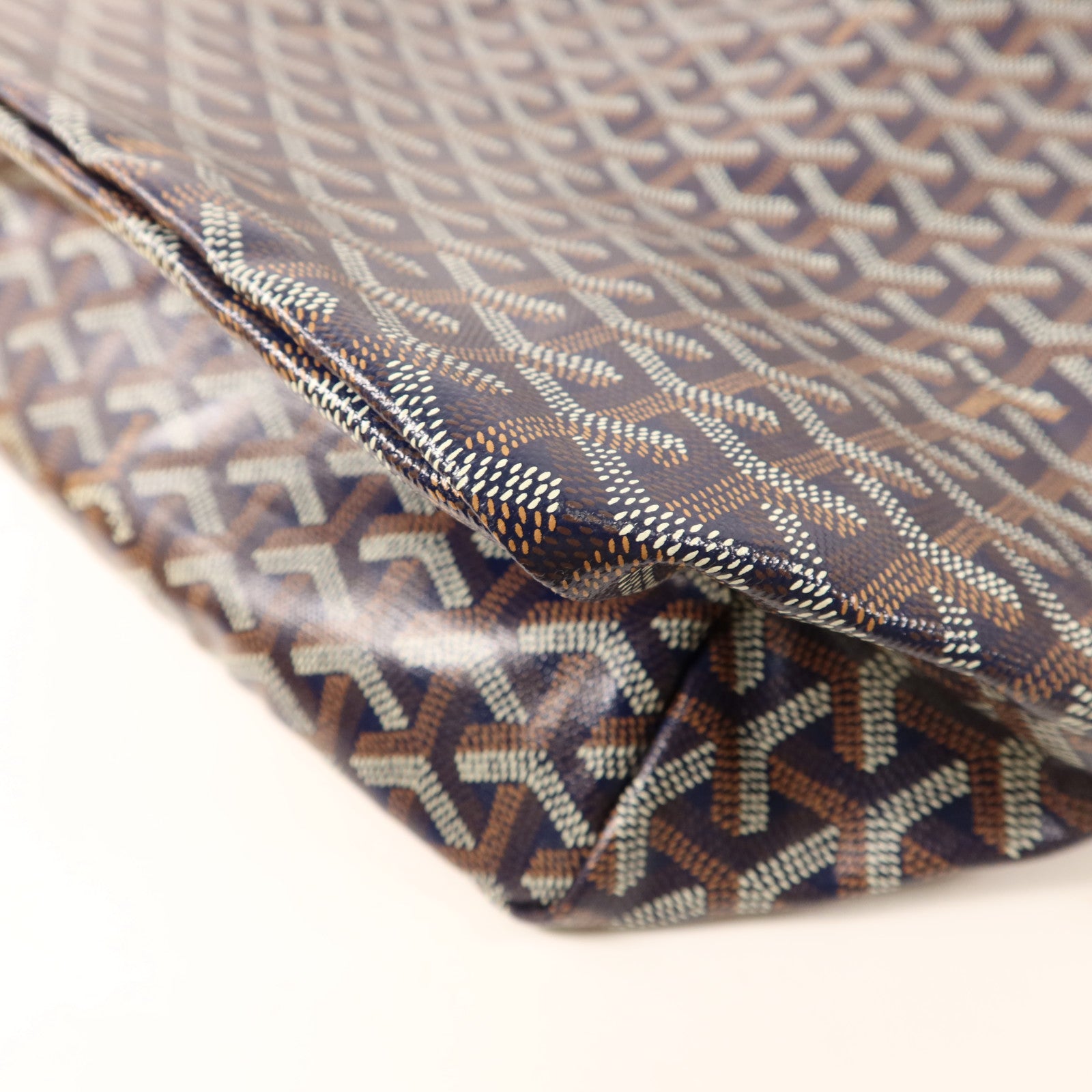 GOYARD 塗層帆布Sac Saint Louis PM銀扣手挽袋