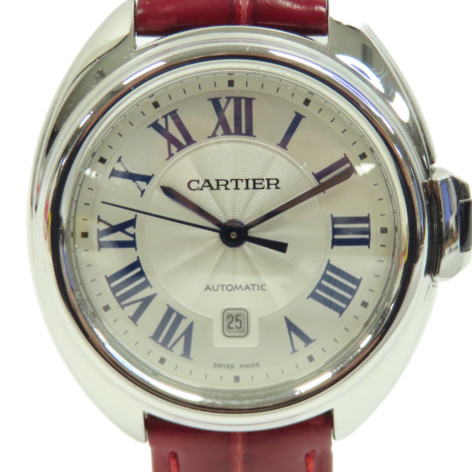 CARTIER Cle de Cartier不鏽鋼手錶自動機芯銀色