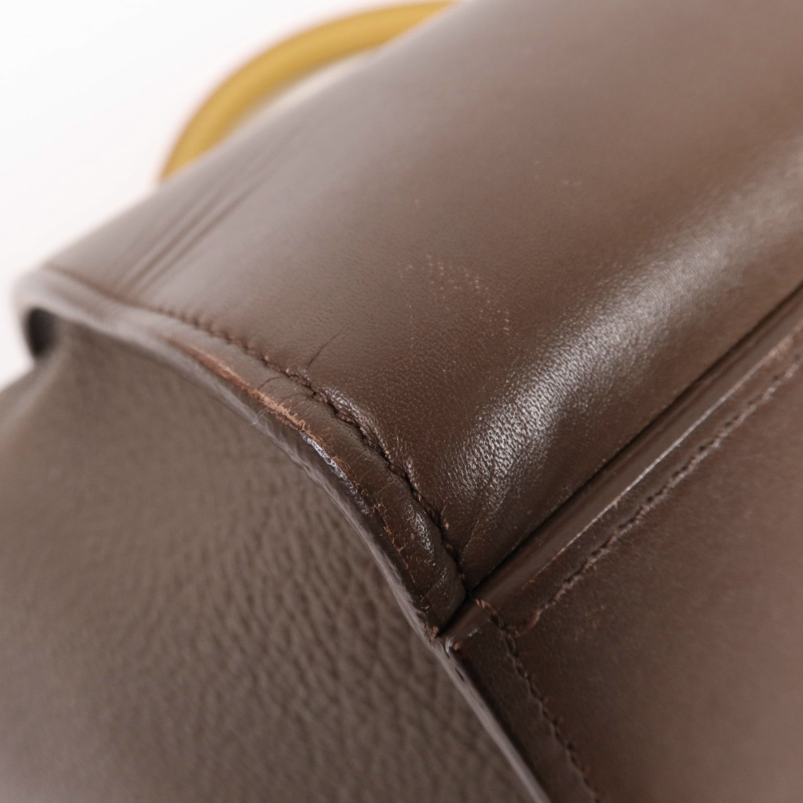 CELINE 牛皮皮革Trapeze Small金扣手挽肩背兩用袋