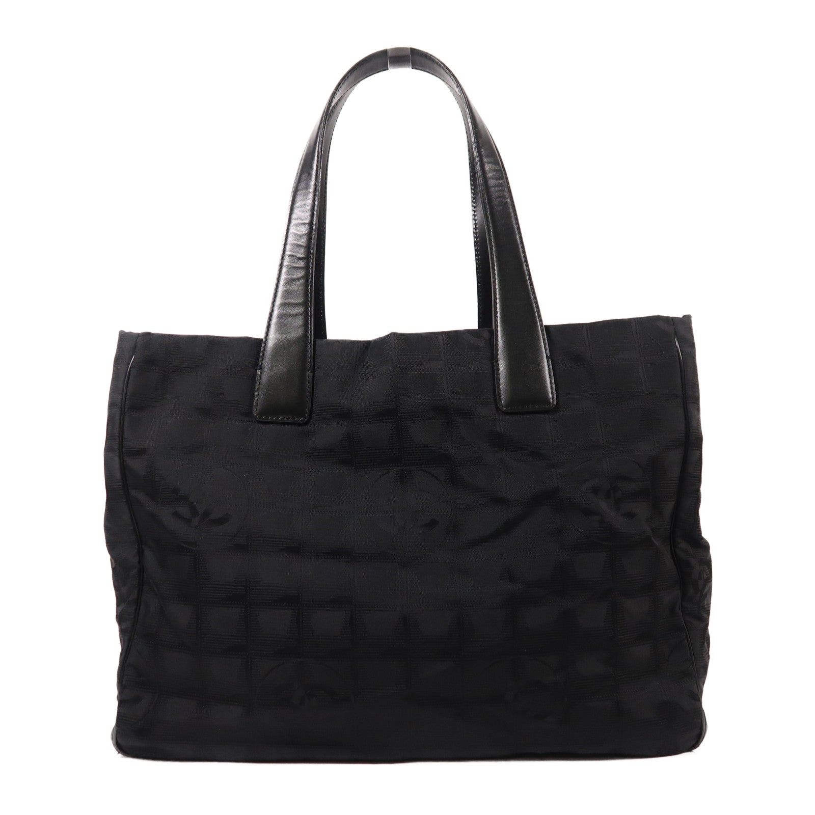 CHANEL 尼龍Vintage Tote Bag金扣肩背袋