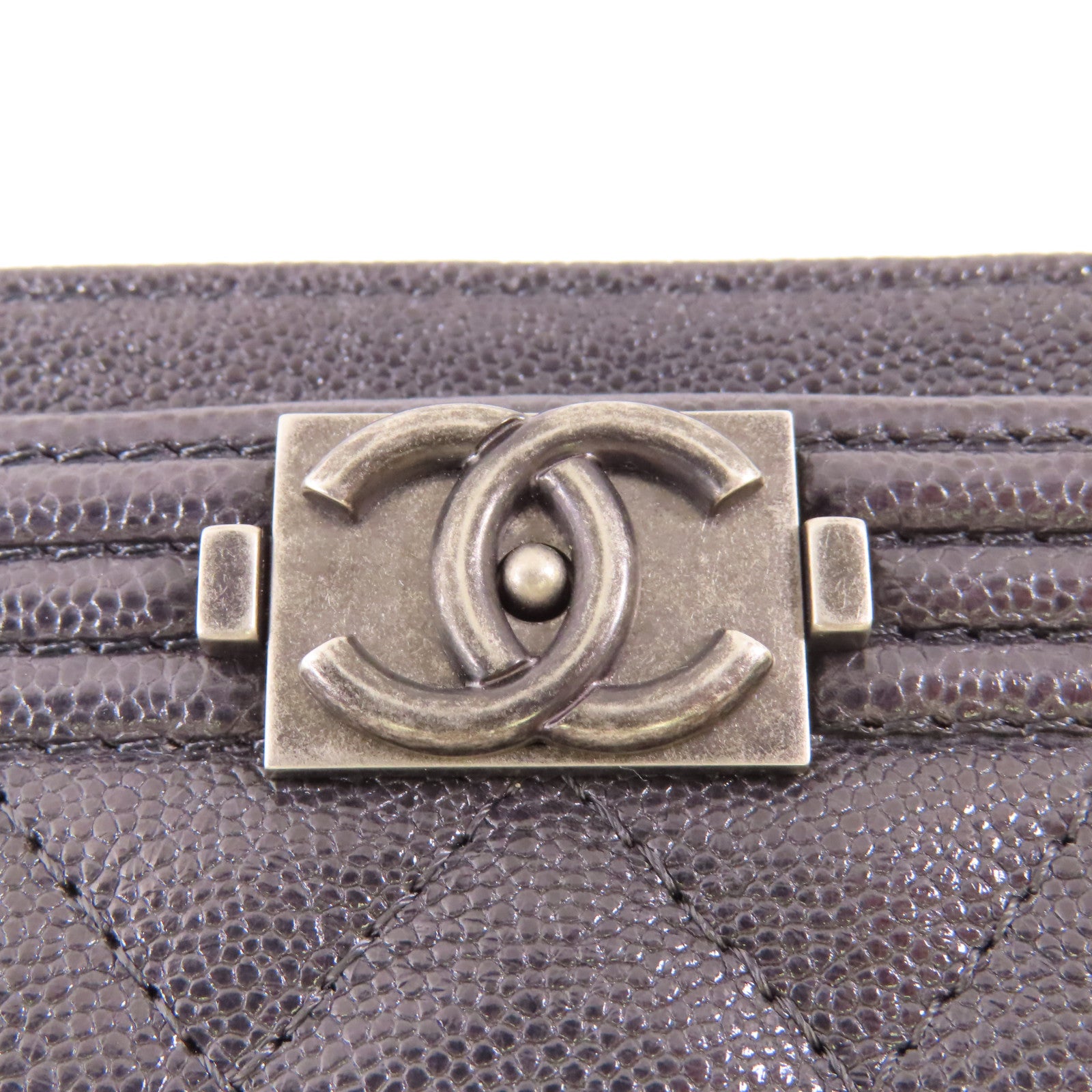 CHANEL 牛皮皮革Boy Card Case卡片套