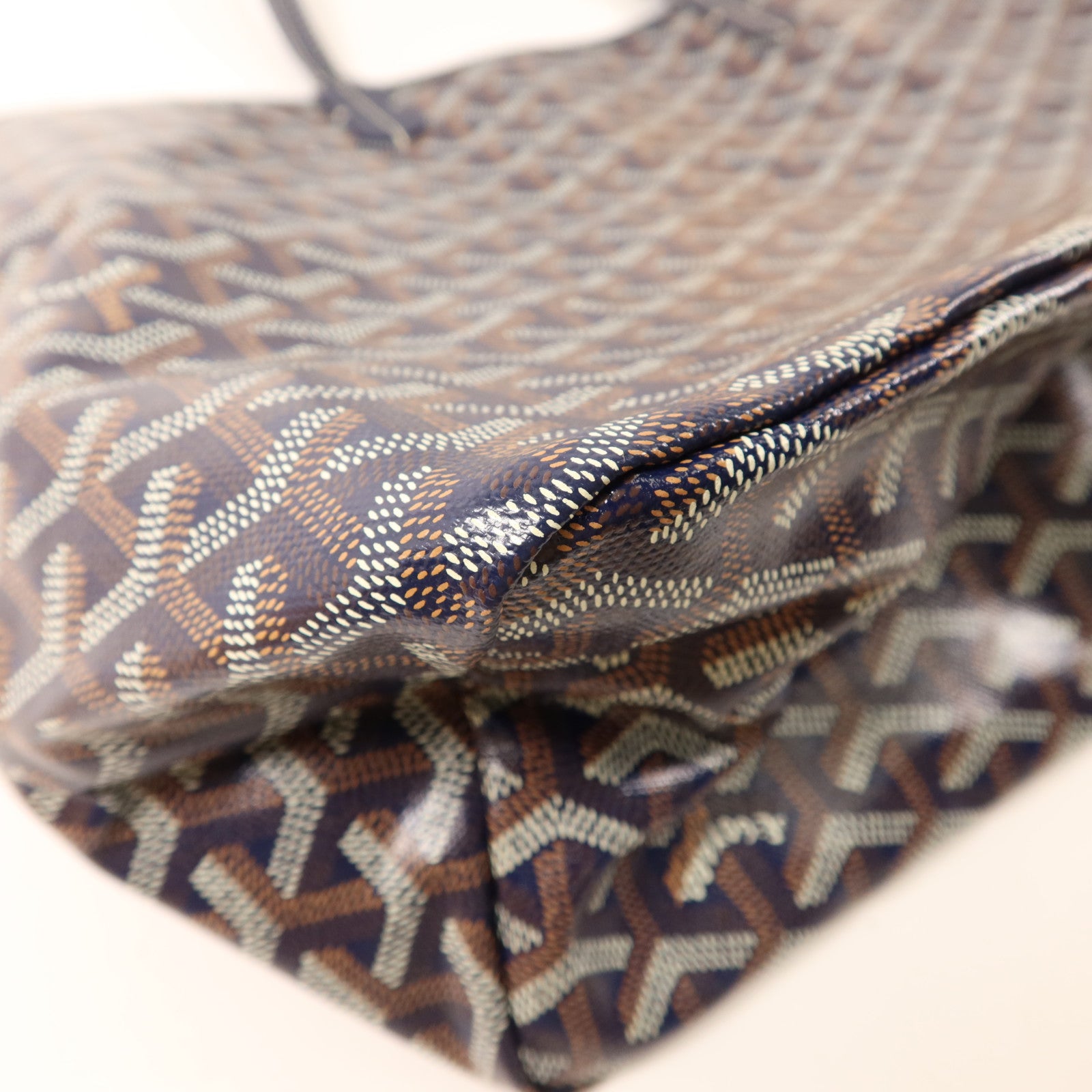 GOYARD 塗層帆布Sac Saint Louis PM銀扣手挽袋