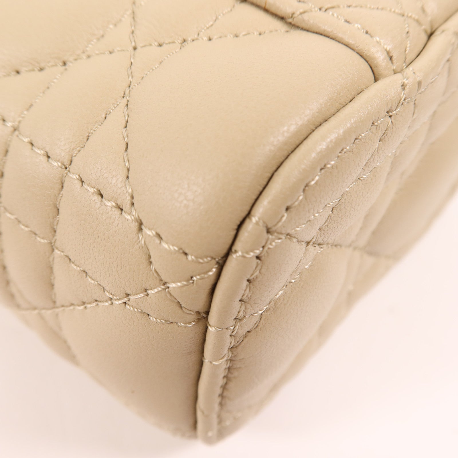 Dior 牛皮皮革Micro Vanity Case金扣手挽肩背兩用袋