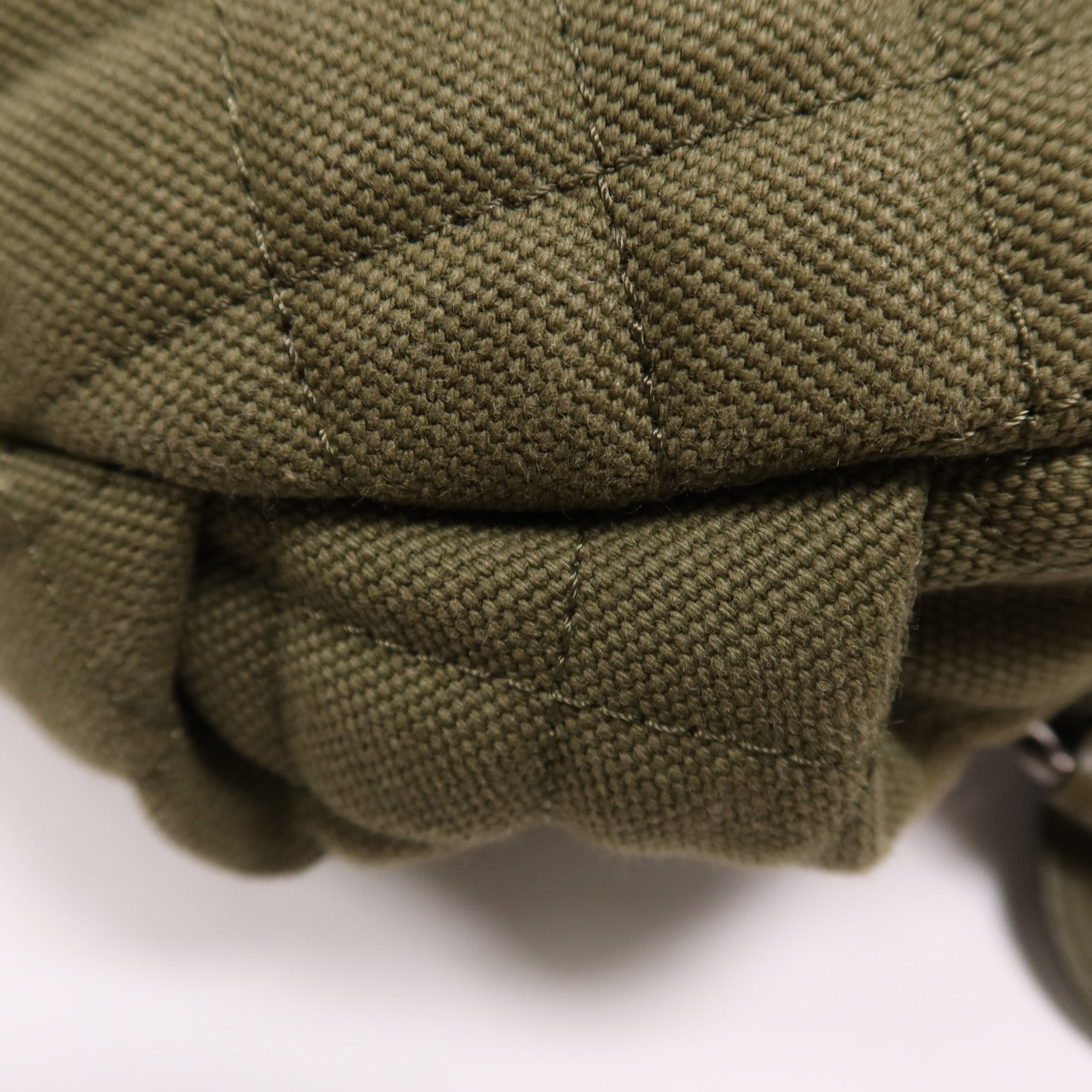 CHANEL 帆布Waist銀扣腰包