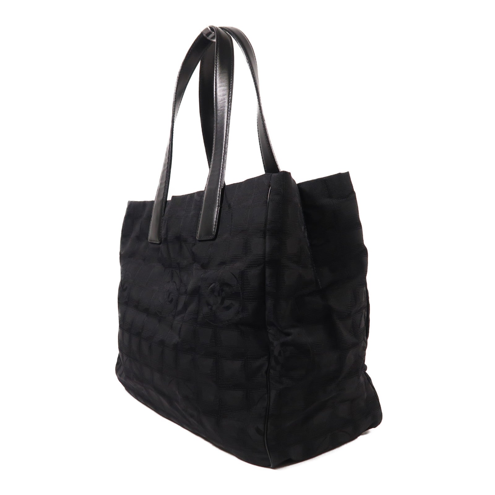 CHANEL 尼龍Vintage Tote Bag金扣肩背袋