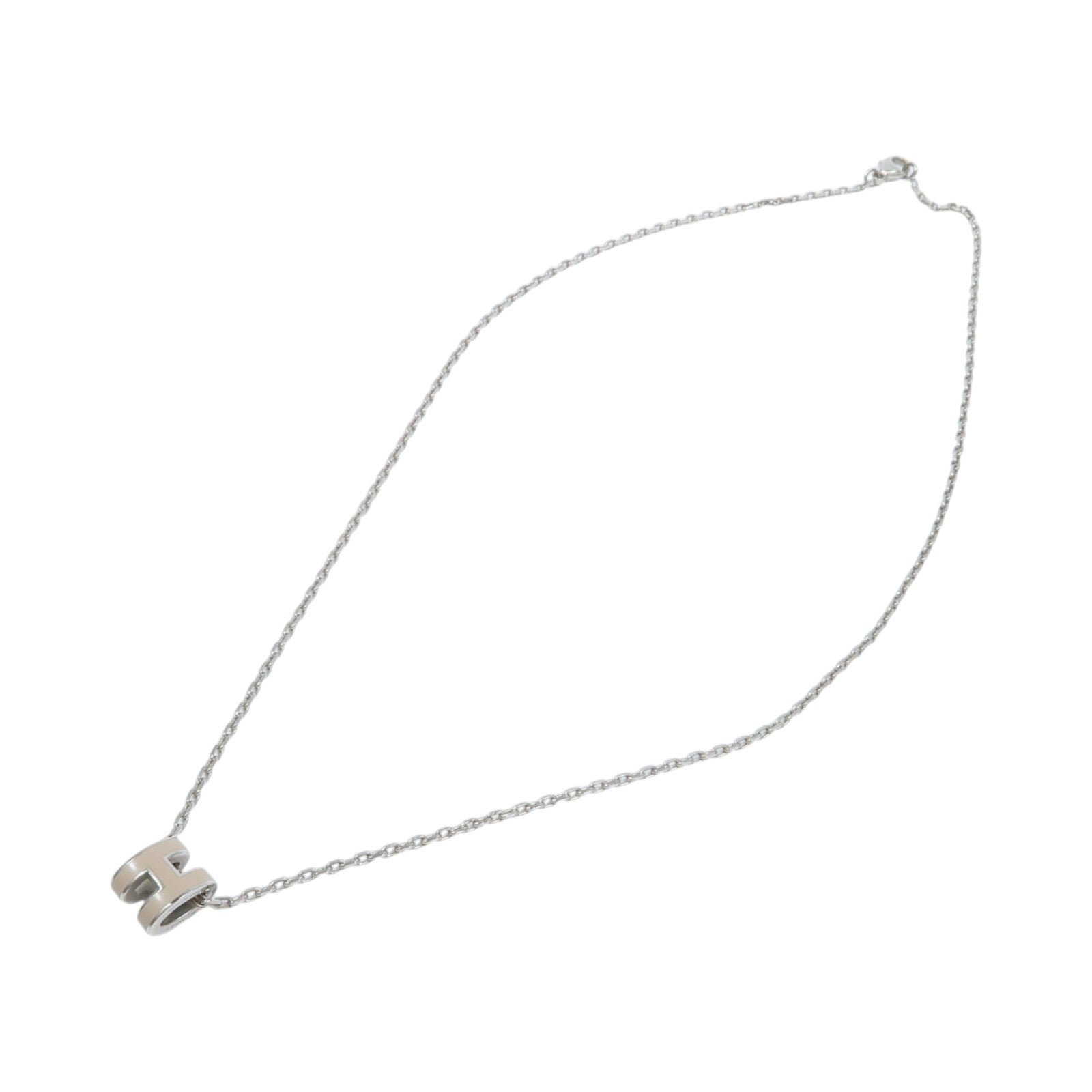 HERMES 金屬/琺瑯Mini Pop H Necklace項鍊