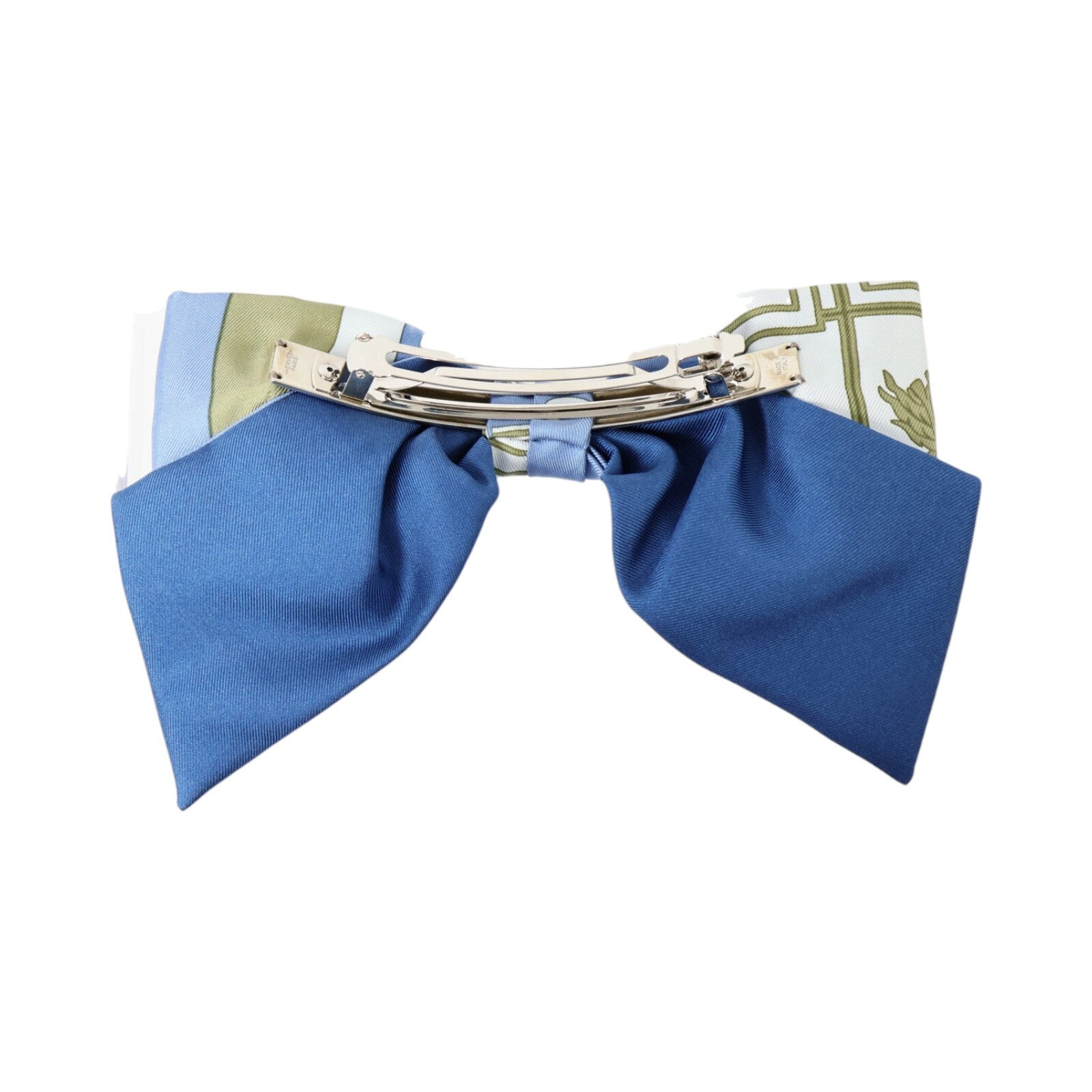 HERMES 絲質Ex-Libris Grenelle Hair Clip髮夾