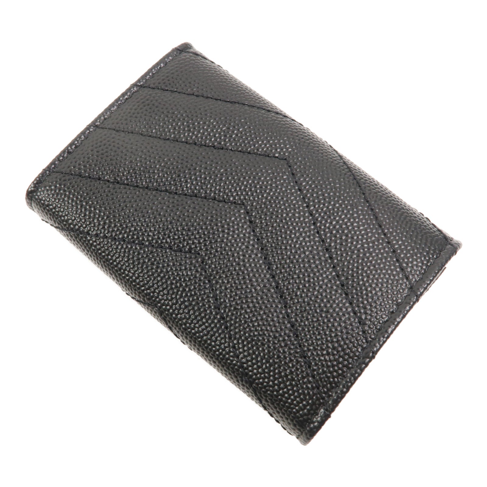 SAINT LAURENT 牛皮皮革Cassandre Matelasse Origami Tiny Wallet錢包
