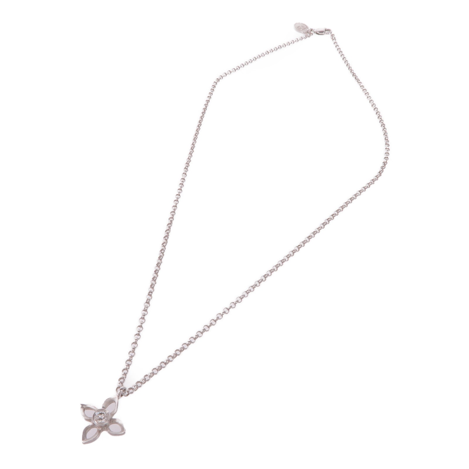 JEWELRY 18K白金Diamond Necklace鑽石項鍊