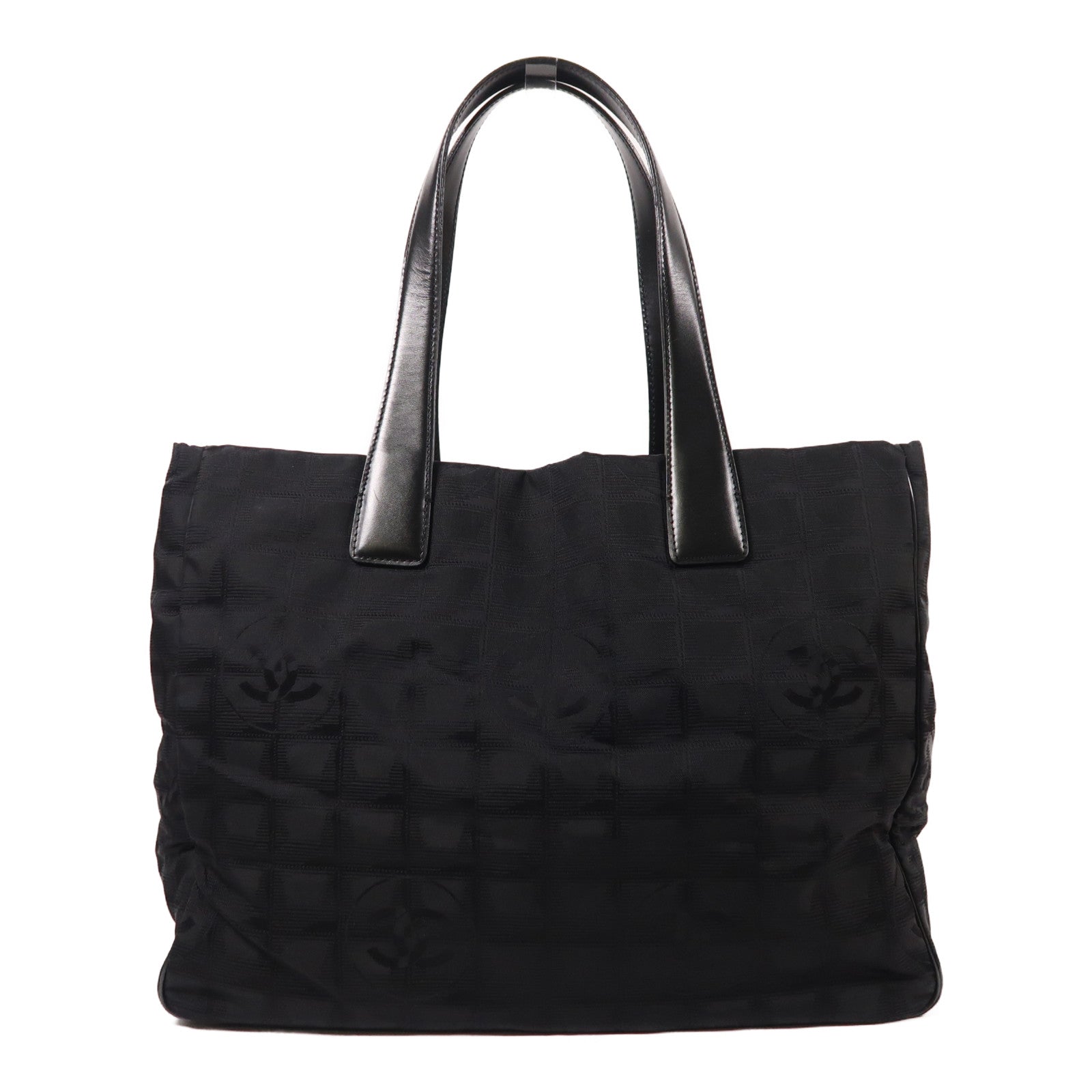 CHANEL 尼龍Vintage Tote Bag金扣肩背袋