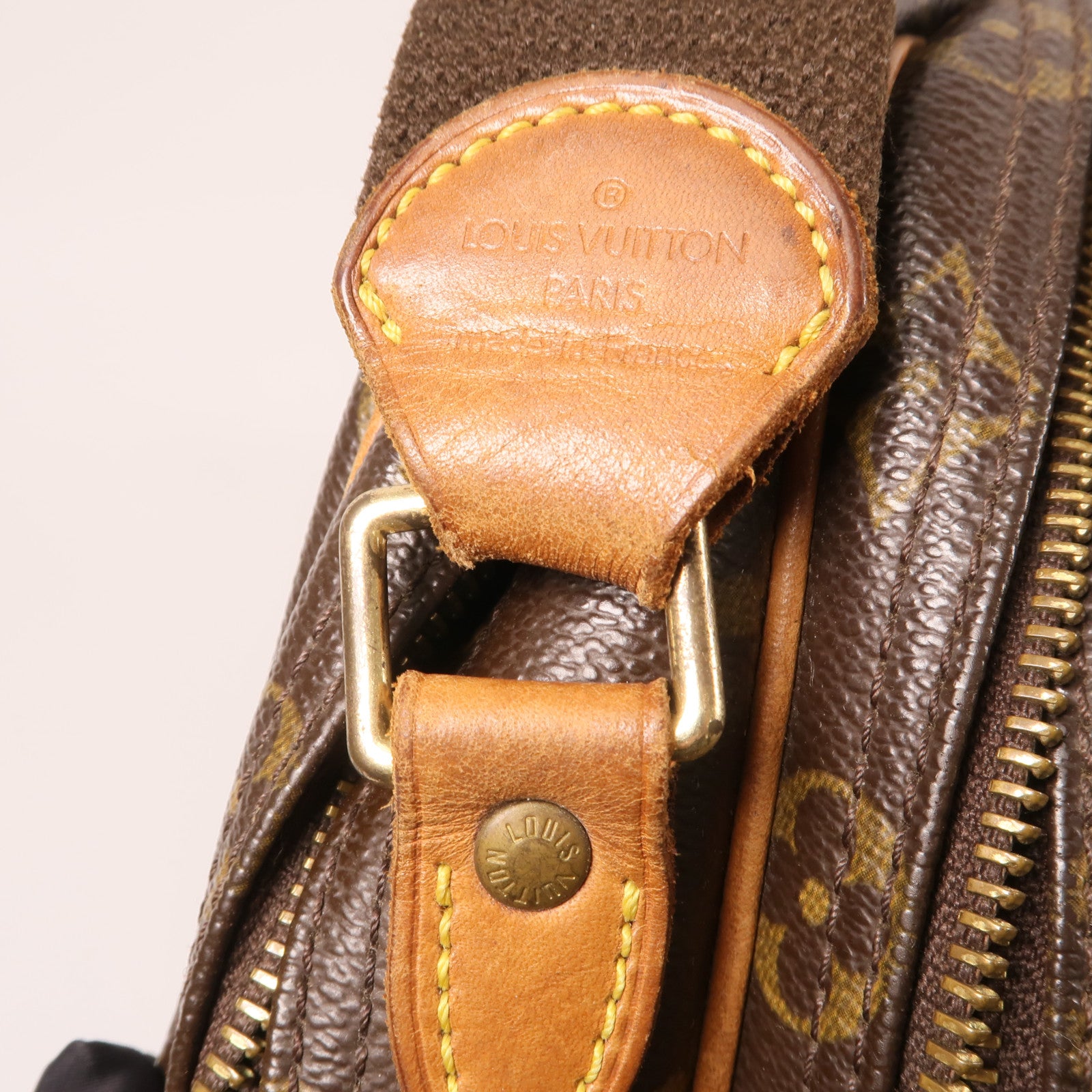 LOUIS VUITTON Monogram Reporter PM金扣肩背袋