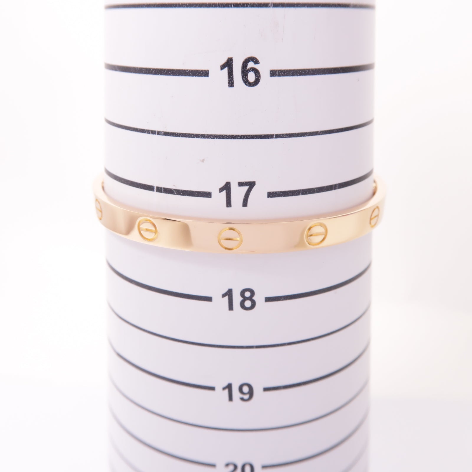CARTIER 【激減優惠】18K玫瑰金Love Bracelet手鐲Cartier#18