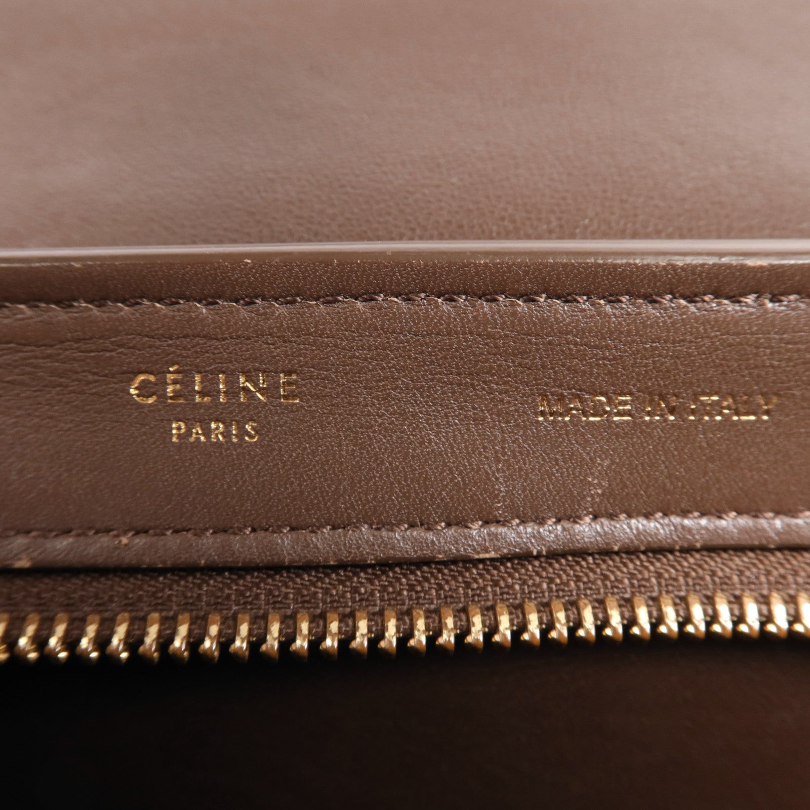 CELINE 牛皮皮革Trapeze Small金扣手挽肩背兩用袋