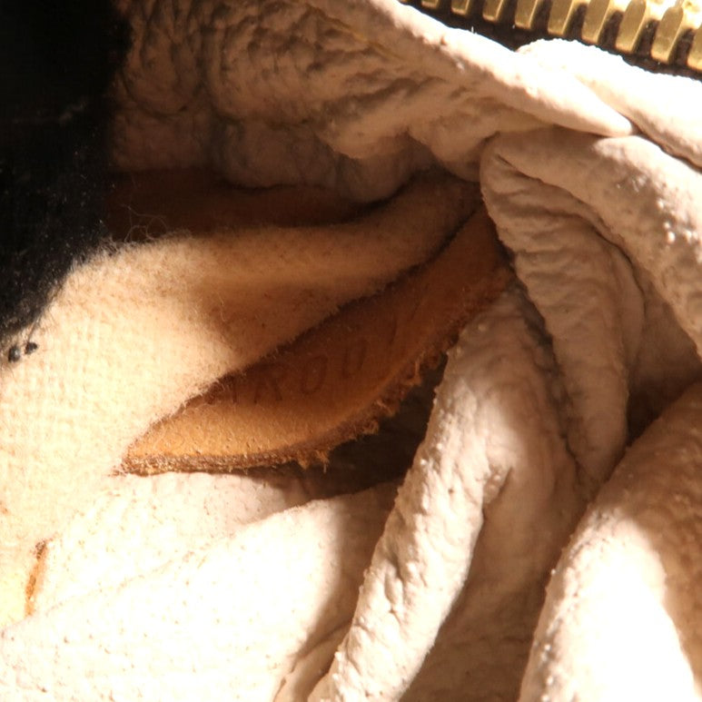 LOUIS VUITTON Monogram Spontini金扣手挽肩背兩用袋棕色