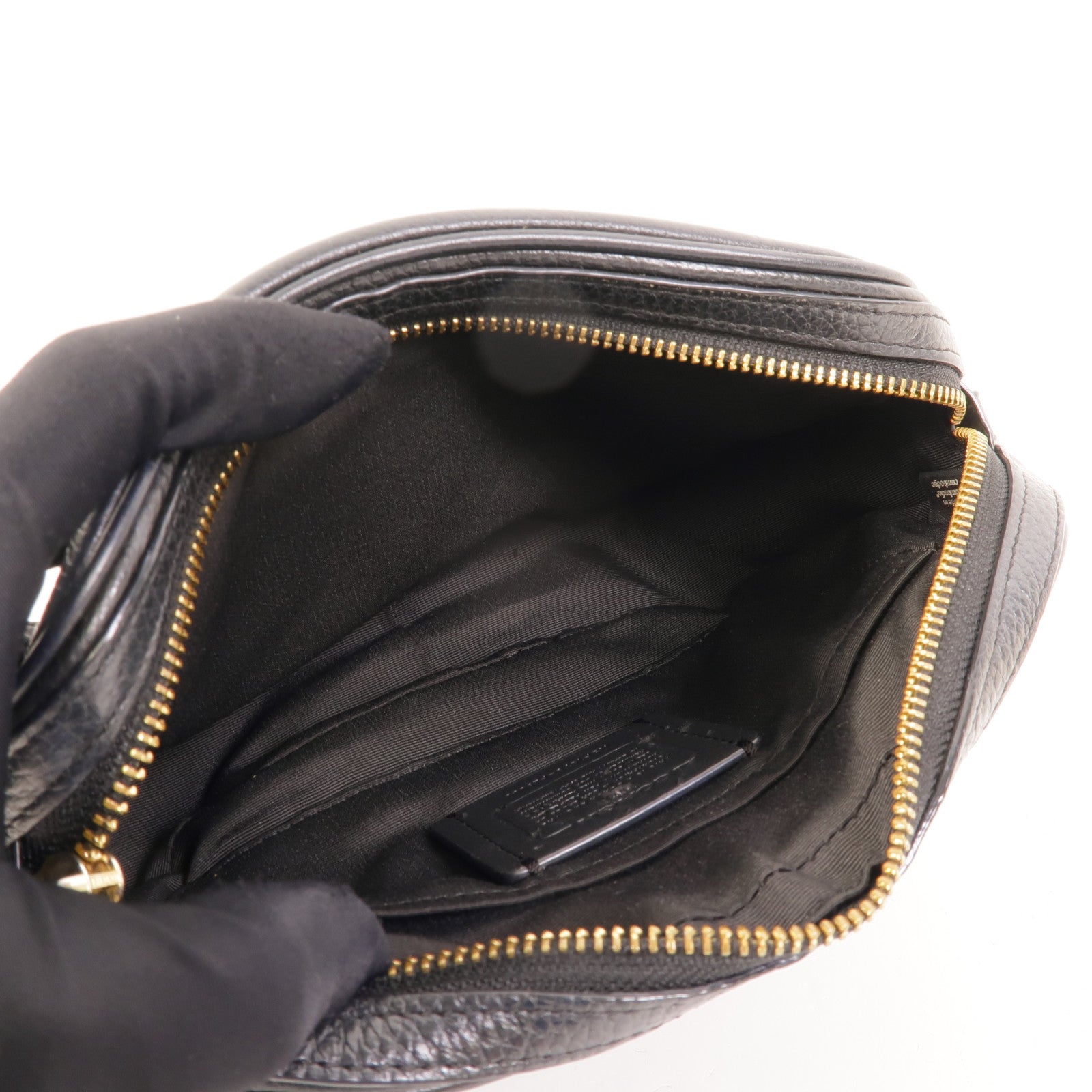 COACH 牛皮皮革Camera Bag肩背袋