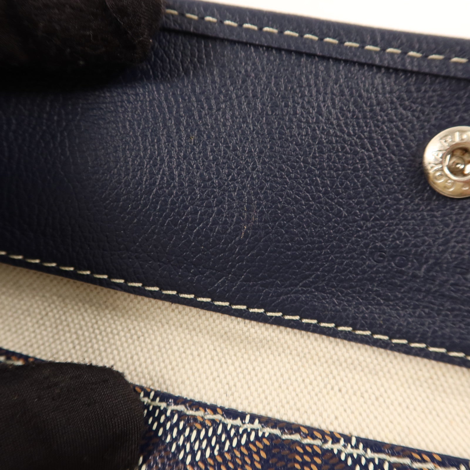 GOYARD 塗層帆布Sac Saint Louis PM銀扣手挽袋