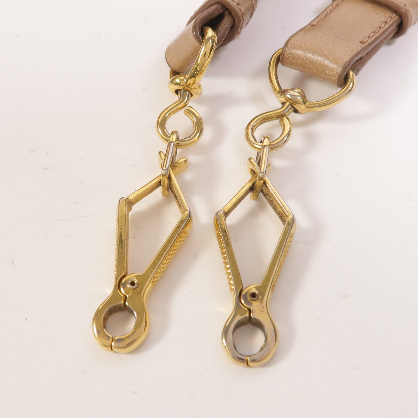 Miu Miu 牛皮皮革2 Way Shoulder金扣手挽肩背兩用袋