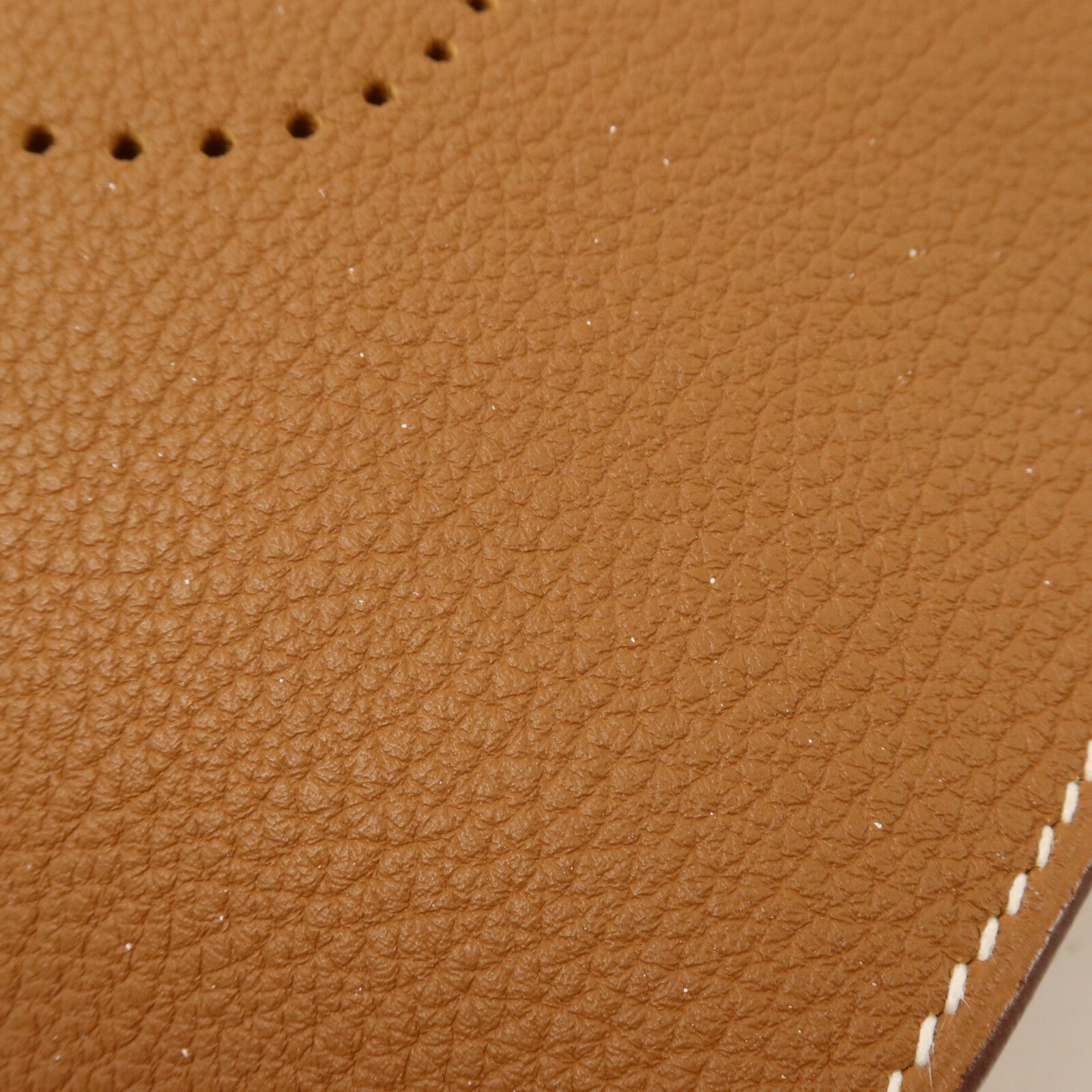 HERMES Clemence皮革Videpoches肩背袋Gold