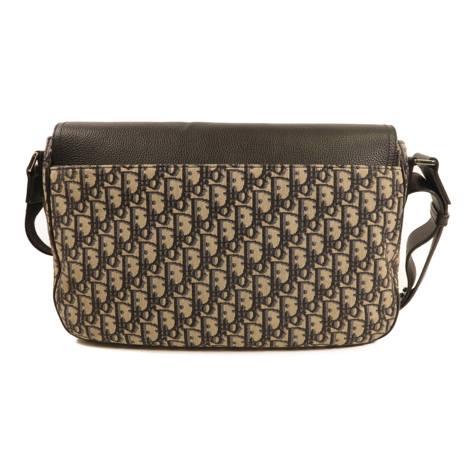 Dior 牛皮皮革/帆布Saddle Bag Large肩背袋