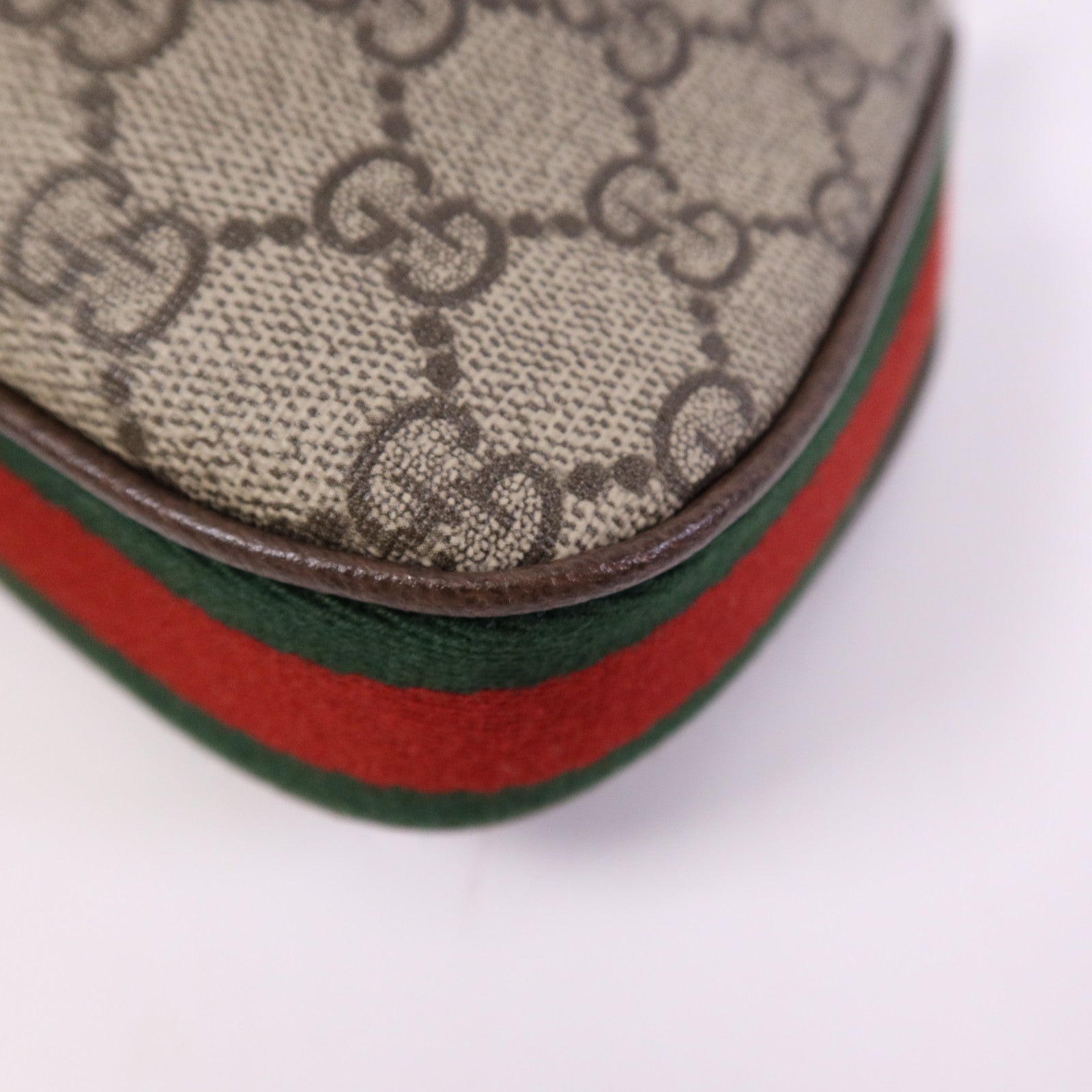 GUCCI 【激減優惠】塗層帆布Attache Mini Bag銀扣手挽袋