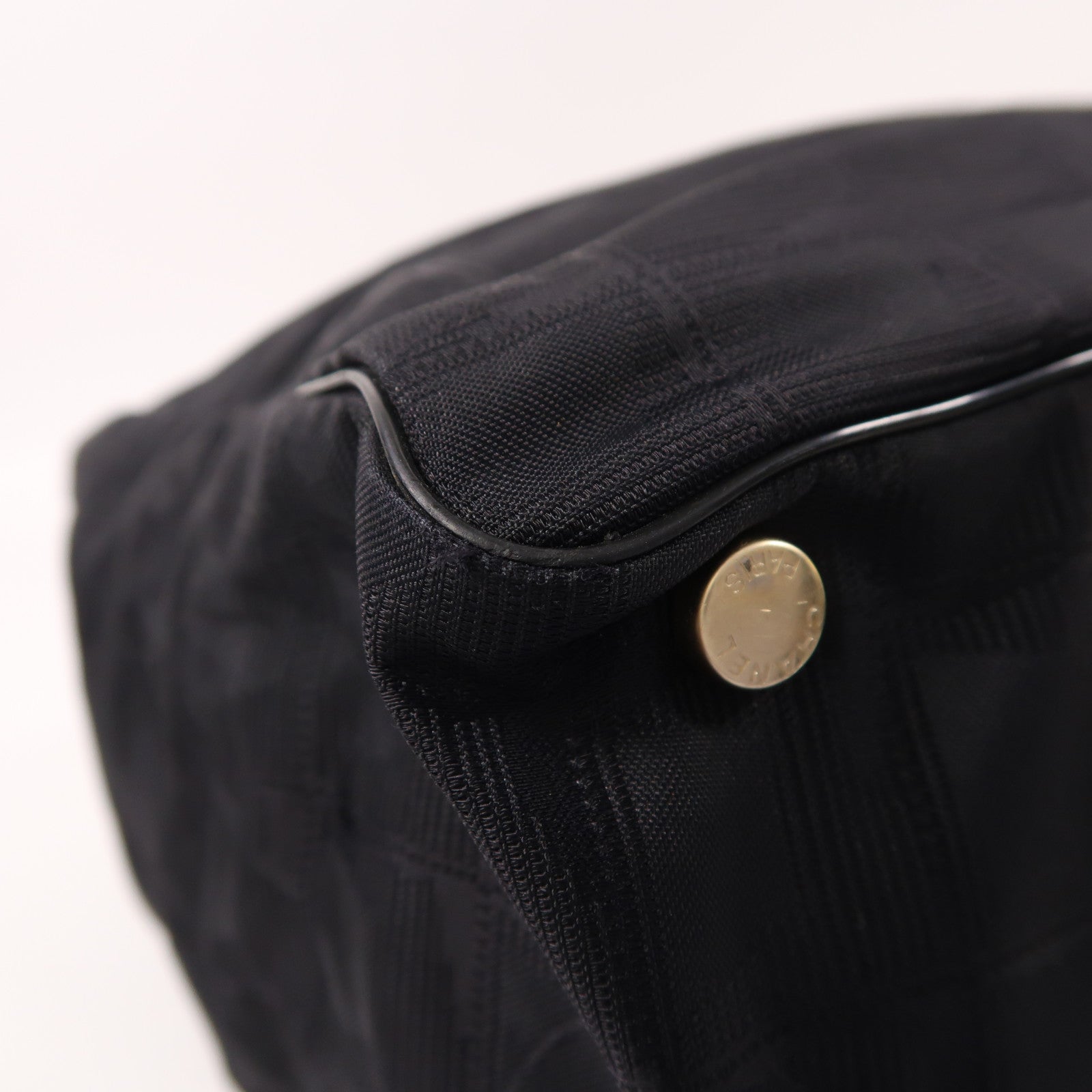 CHANEL 尼龍Vintage Tote Bag金扣肩背袋