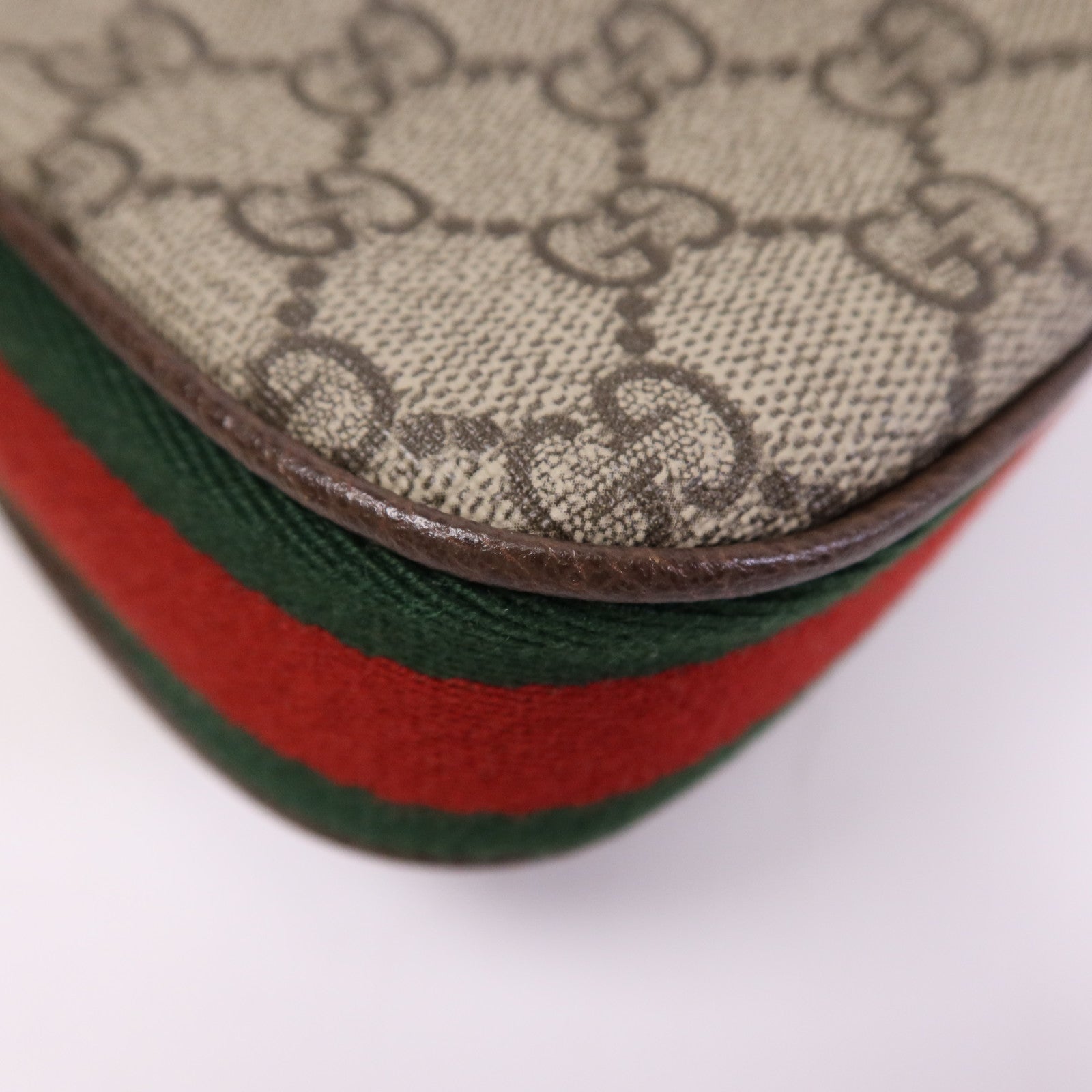 GUCCI 【激減優惠】塗層帆布Attache Mini Bag銀扣手挽袋
