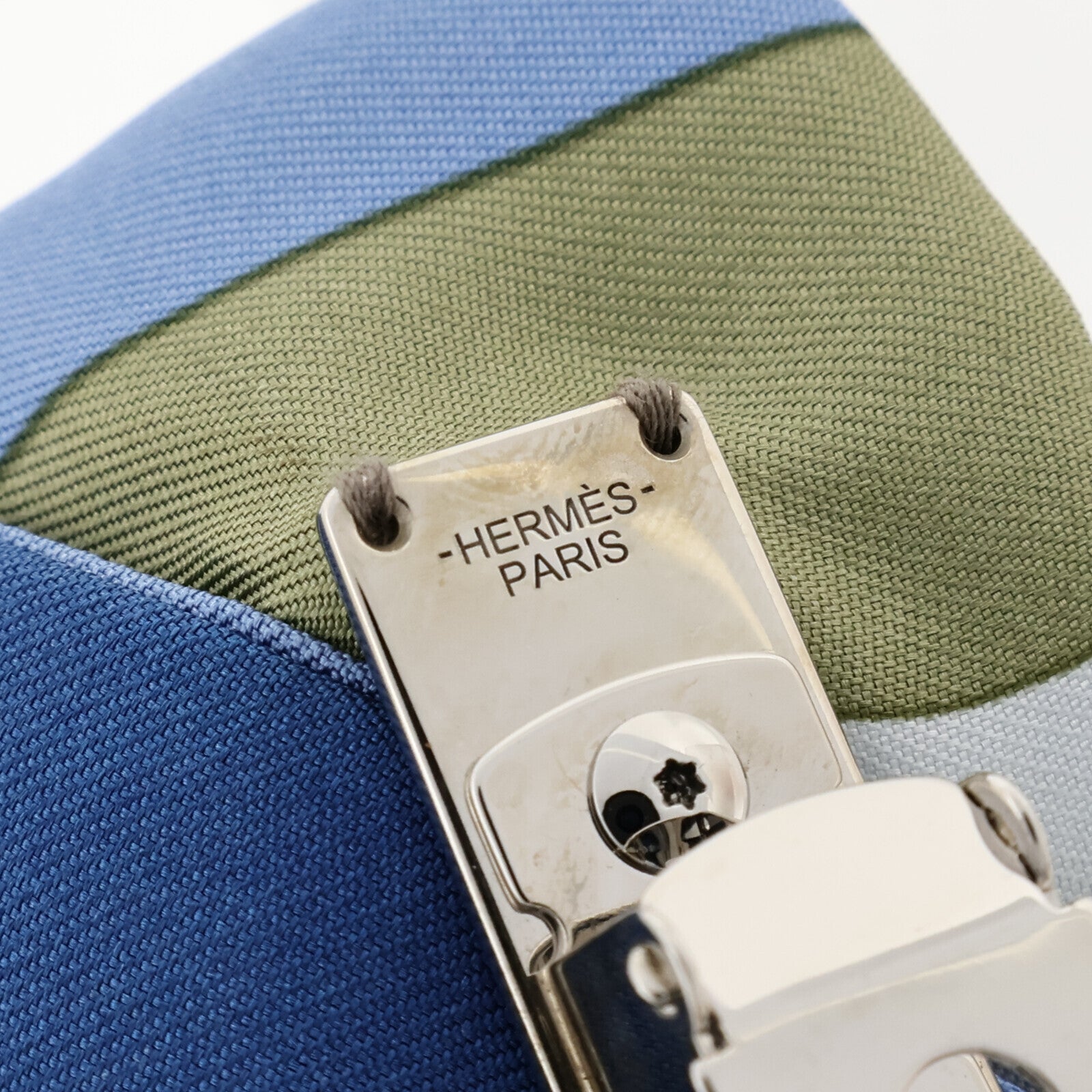 HERMES 絲質Ex-Libris Grenelle Hair Clip髮夾