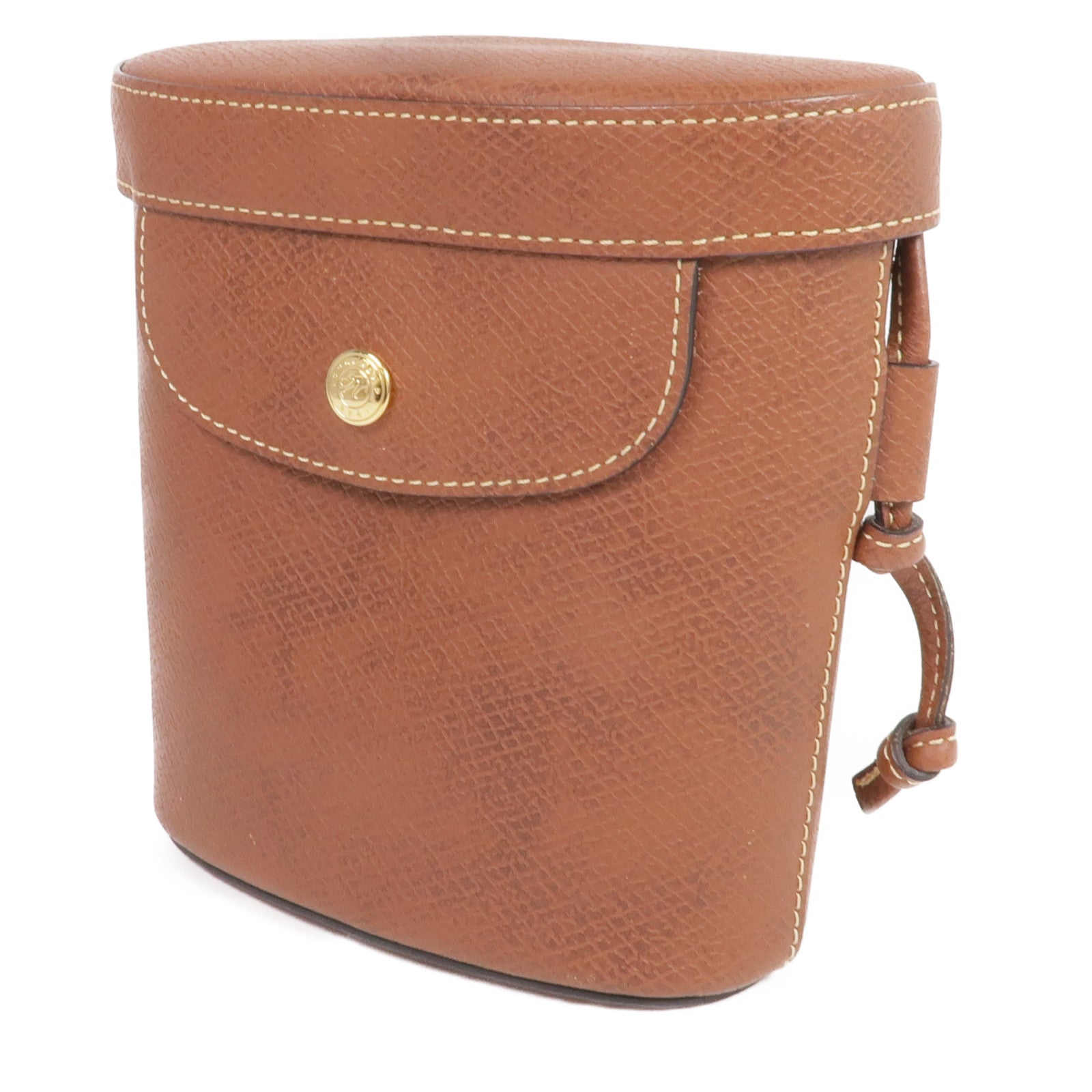 Longchamp 牛皮皮革Shoulder Bag金扣肩背袋
