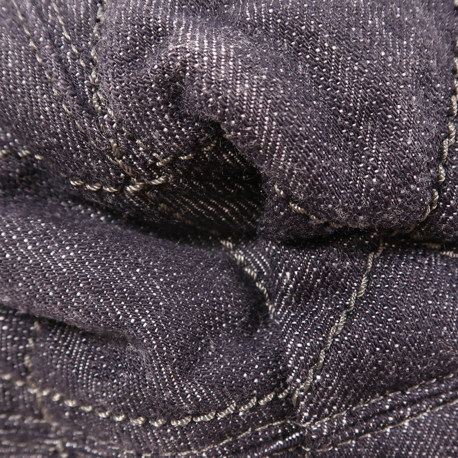 CHANEL 牛仔布Shoulder Bag銀扣肩背袋