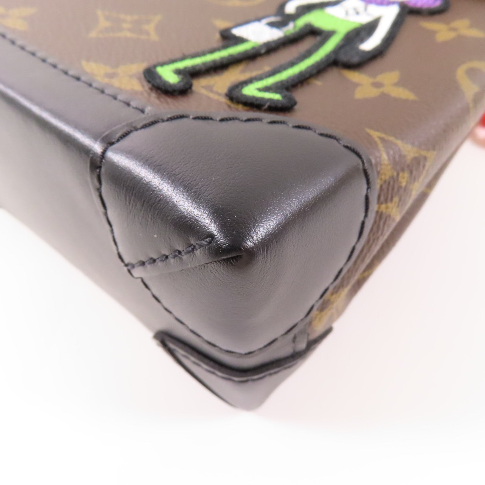 LOUIS VUITTON LV Steamer Nano Shoulder Bag M80327 Monogram Brown/Black