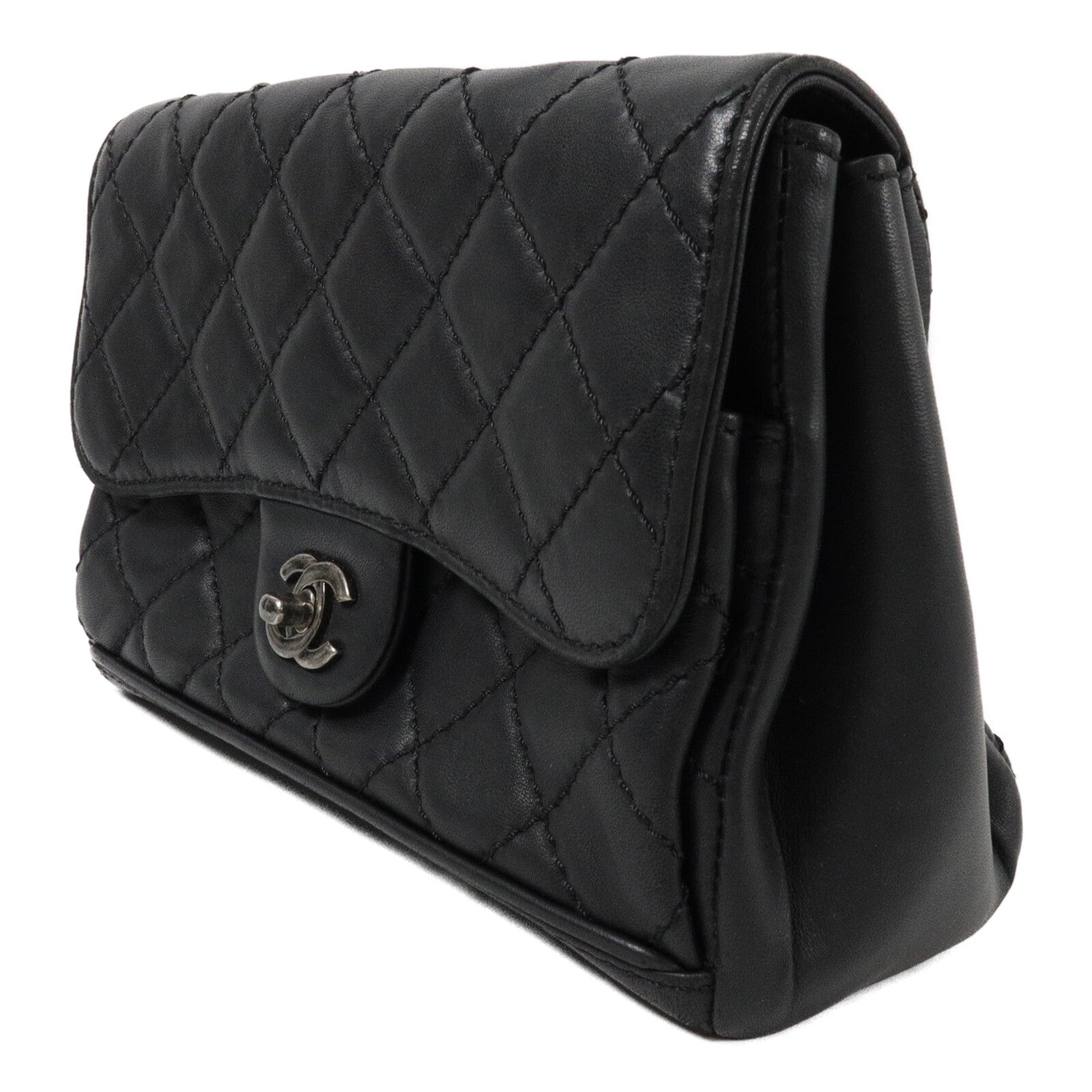 CHANEL 羊皮皮革Chain Shoulder鏈帶肩背袋