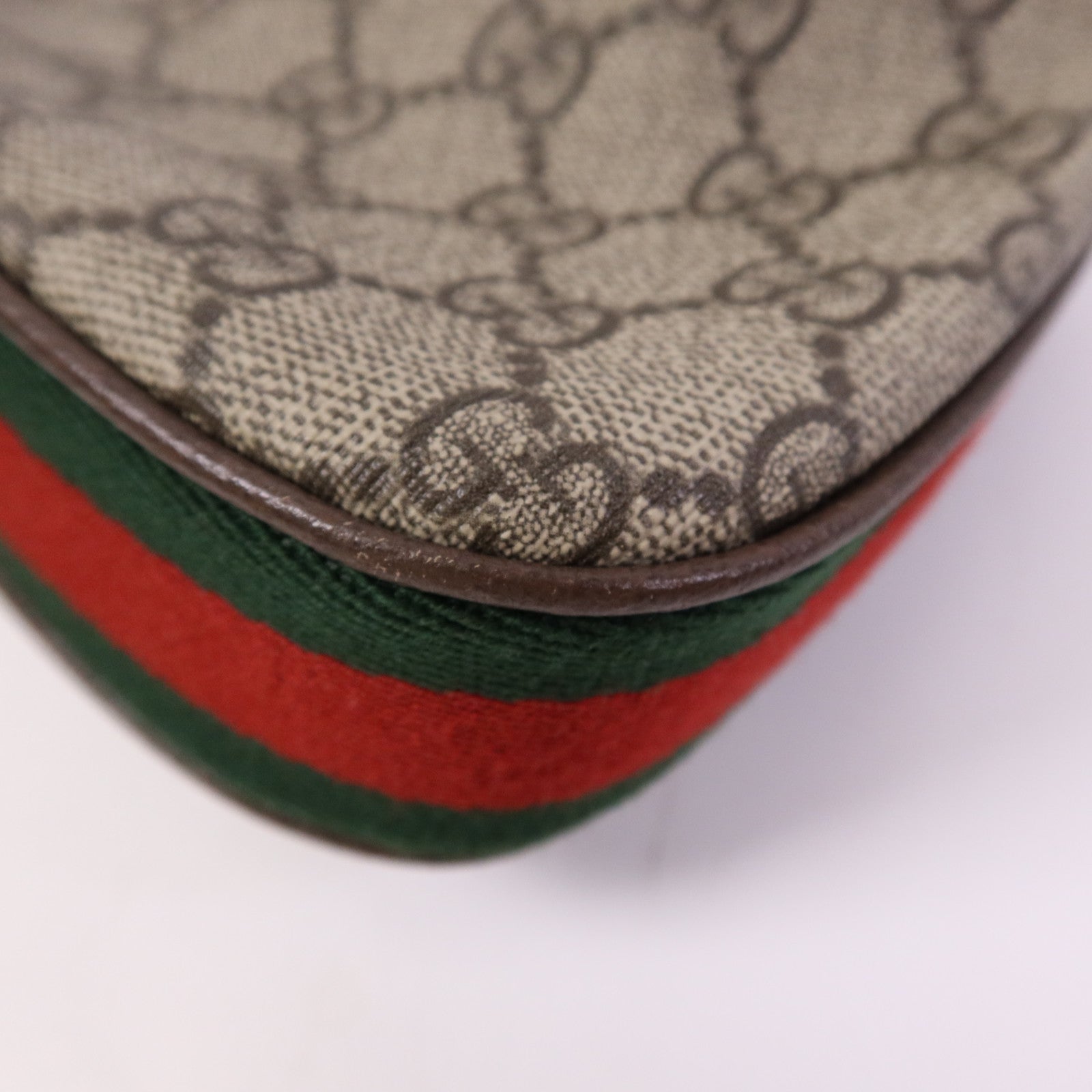 GUCCI 【激減優惠】塗層帆布Attache Mini Bag銀扣手挽袋