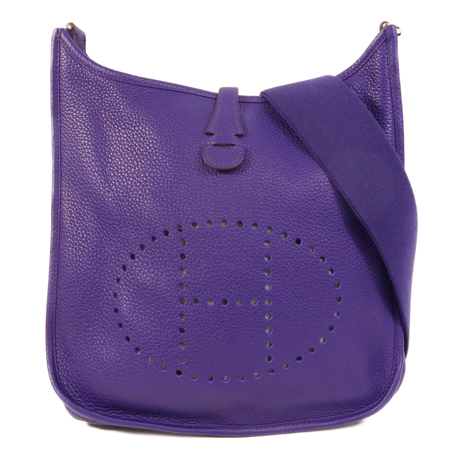 HERMES Clemence皮革Evelyne PM 肩背袋Iris