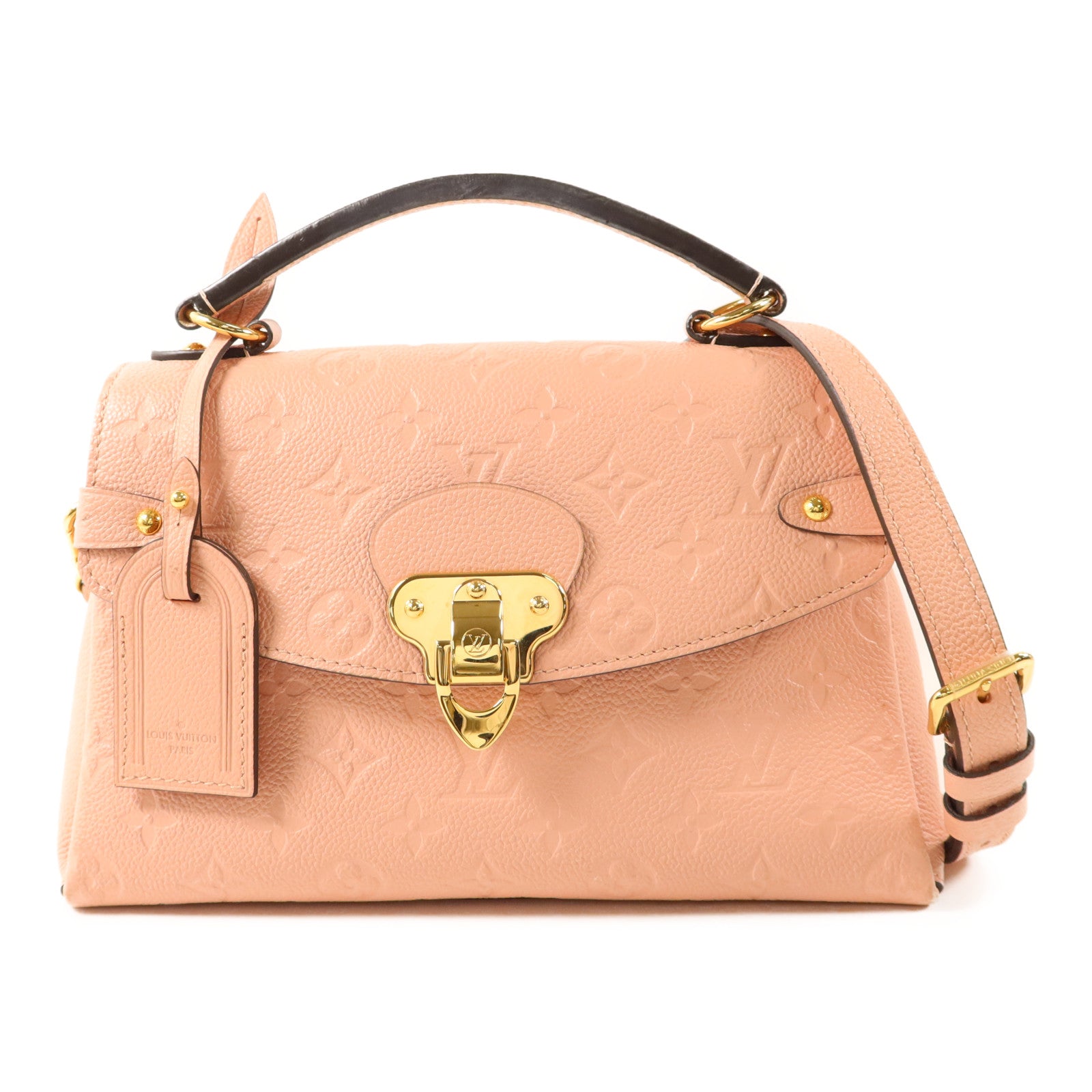 LOUIS VUITTON Monogram Empreinte Georges BB金扣手挽肩背兩用袋