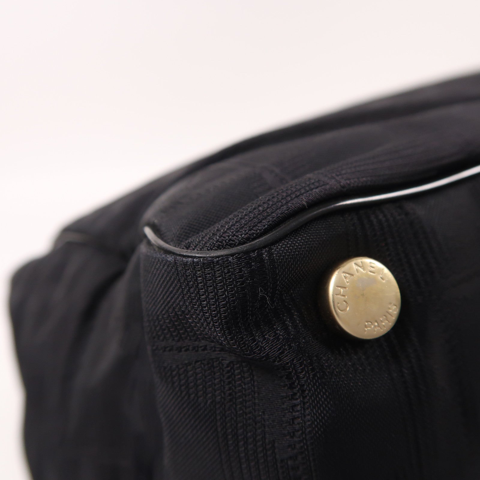 CHANEL 尼龍Vintage Tote Bag金扣肩背袋