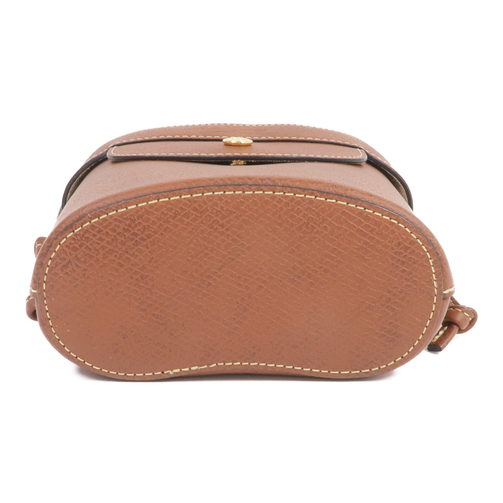 Longchamp 牛皮皮革Shoulder Bag金扣肩背袋