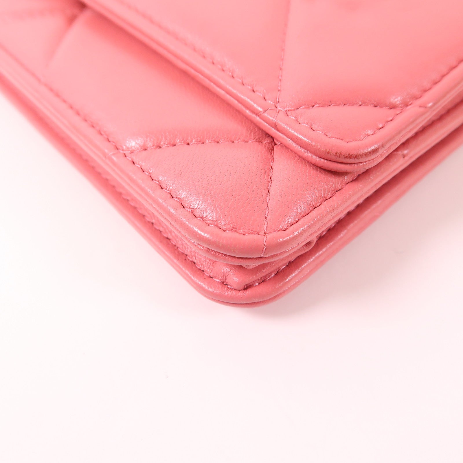 CHANEL 羊皮皮革Wallet On Chain 19鏈帶手挽肩背兩用袋