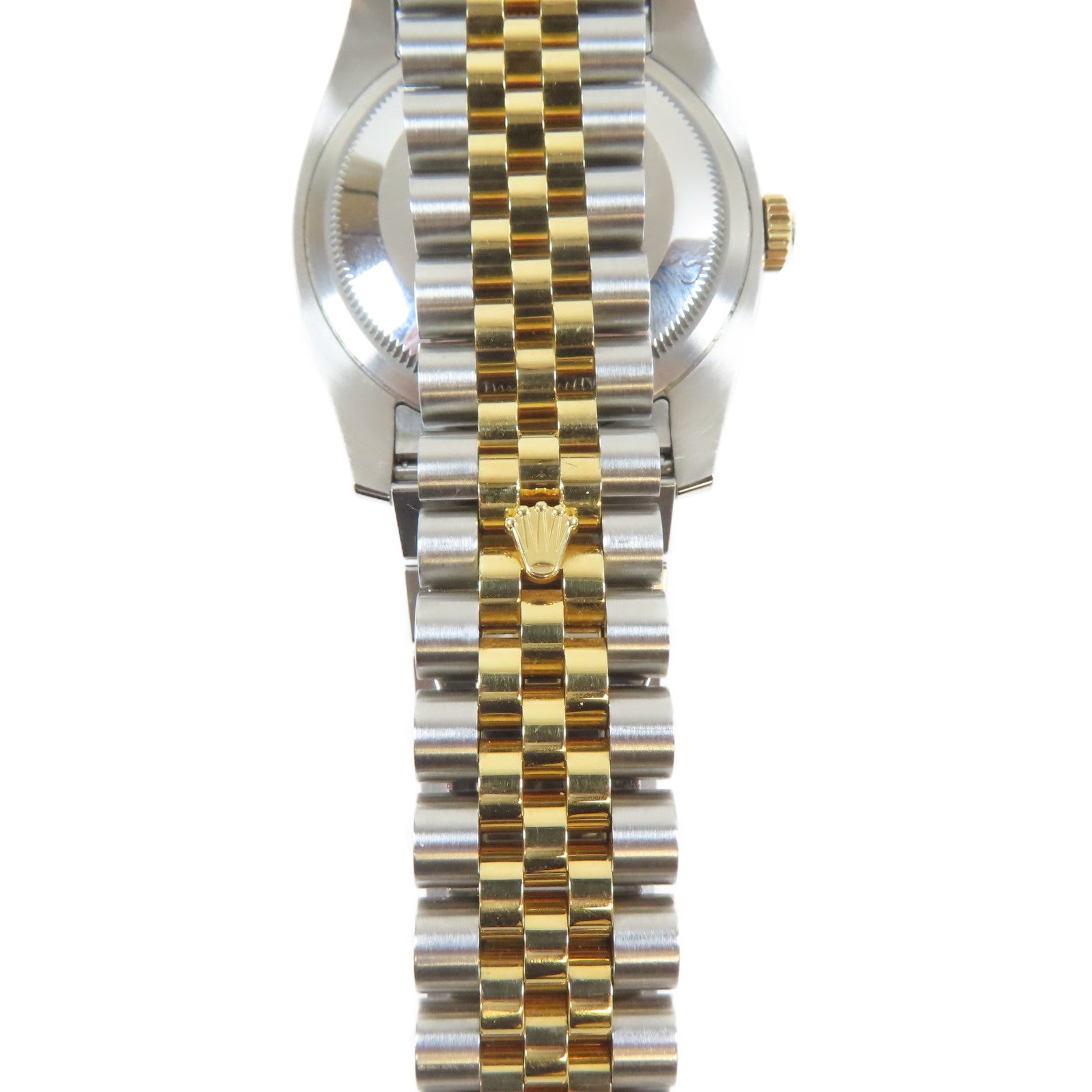 ROLEX Datejust 36mm 18K黃金/不鏽鋼手錶自動機芯白色