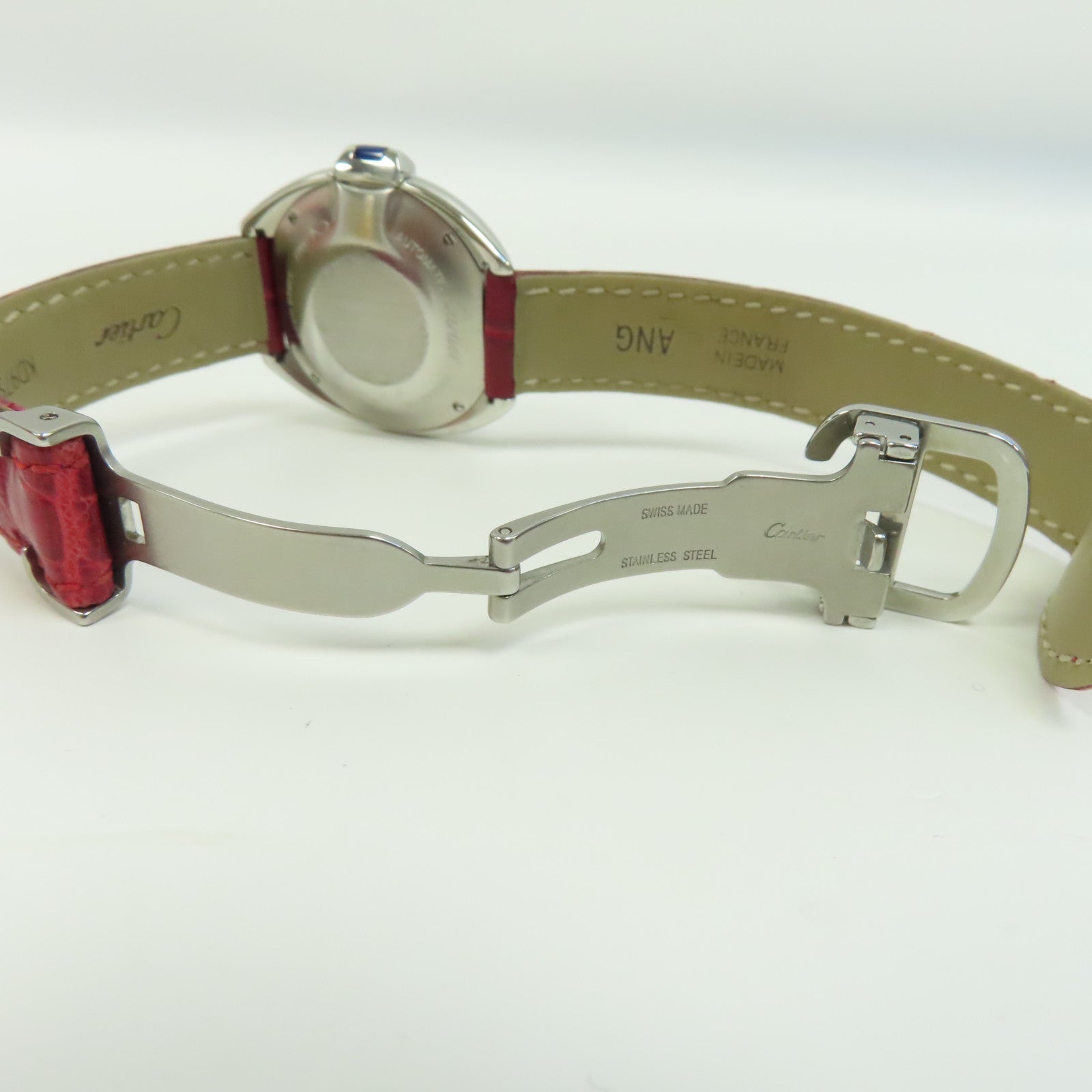 CARTIER Cle de Cartier不鏽鋼手錶自動機芯銀色